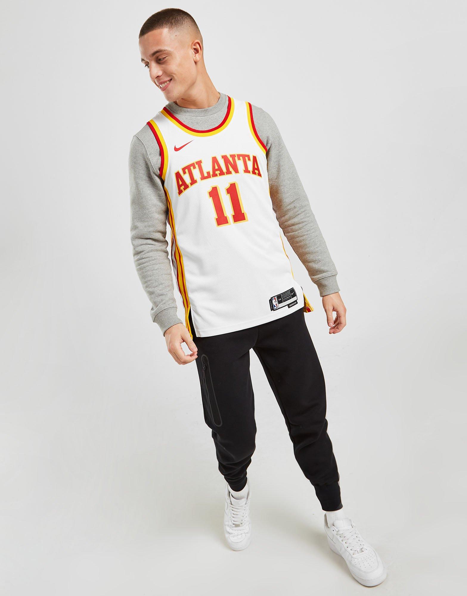 White Nike NBA Atlanta Hawks Young #11 Swingman Jersey - JD Sports Global