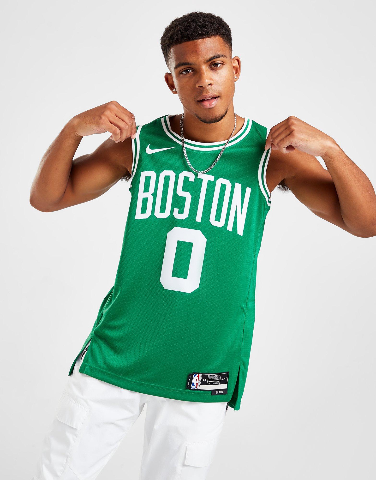 Green Nike NBA Boston Celtics Swingman Tatum #0 Jersey