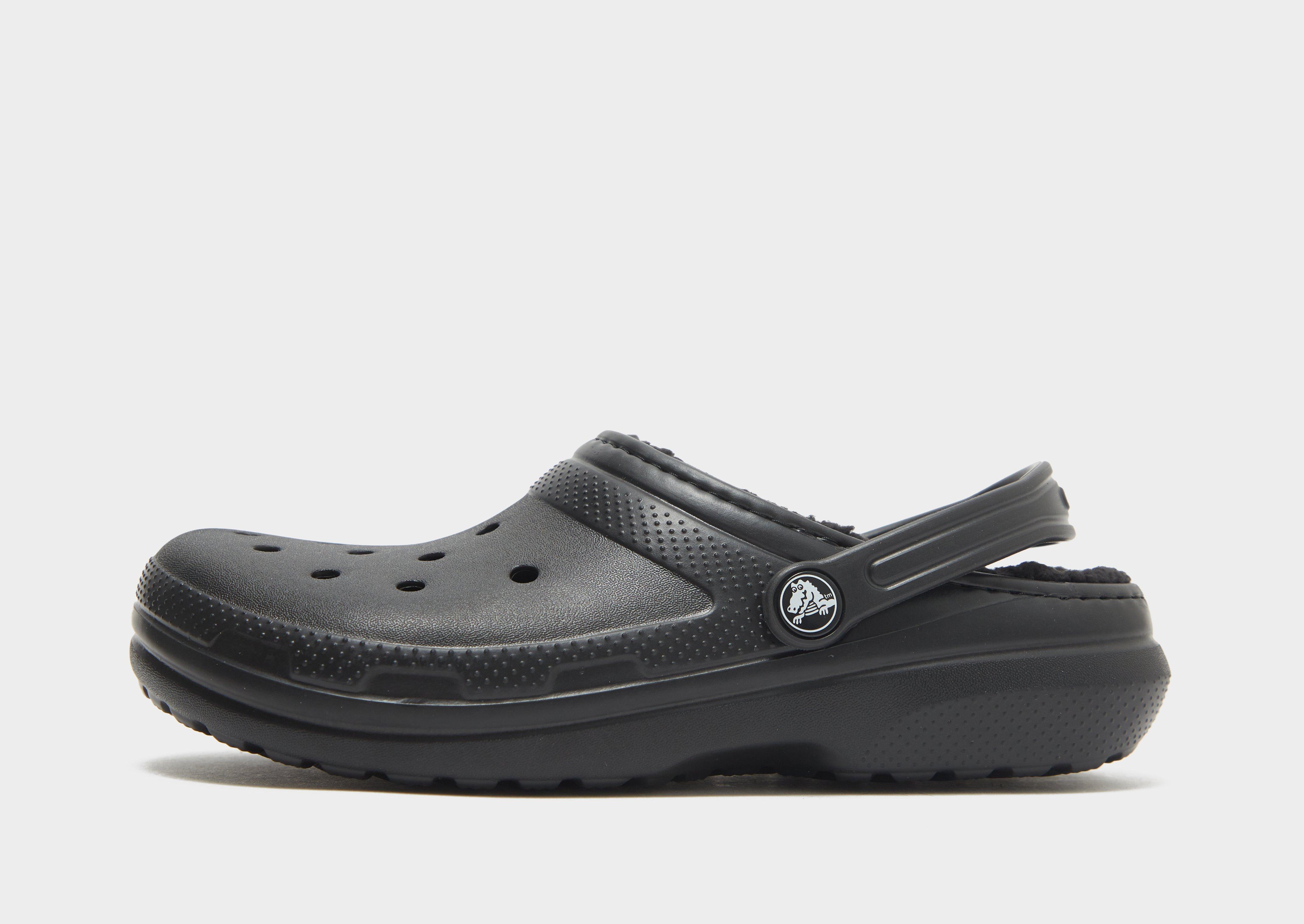 Black Crocs Classic Lined Clog Junior JD Sports UK