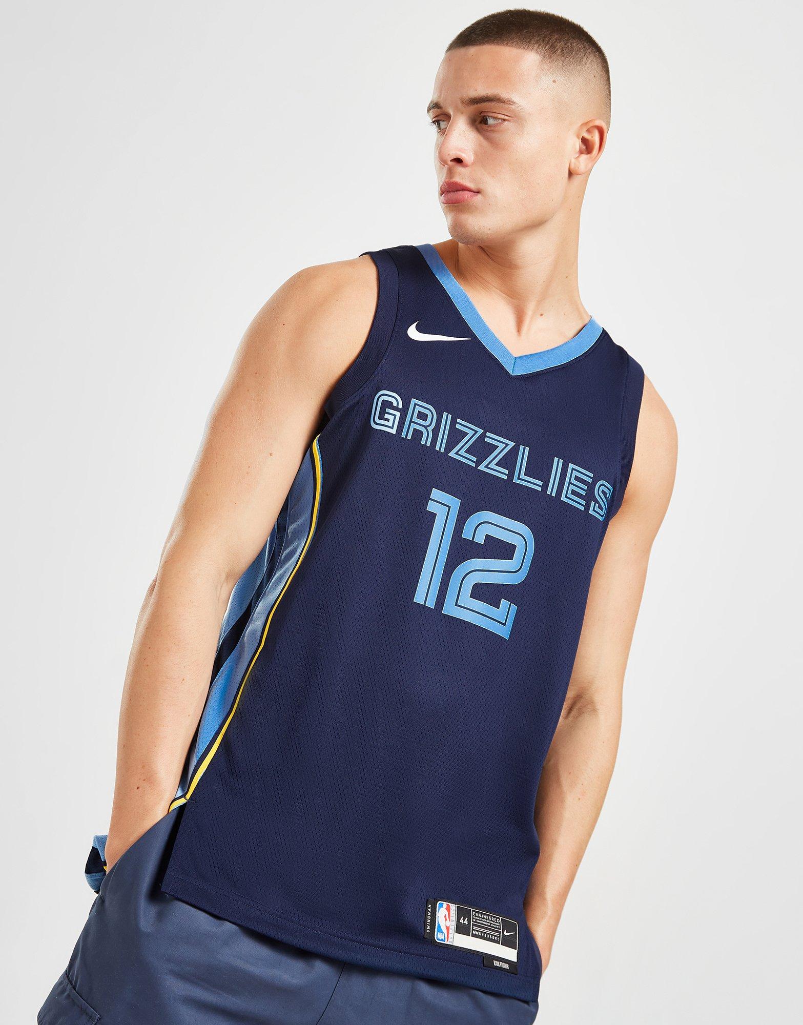 Regata NBA Swingman Memphis Grizzlies - 12 Morant - Azul Claro