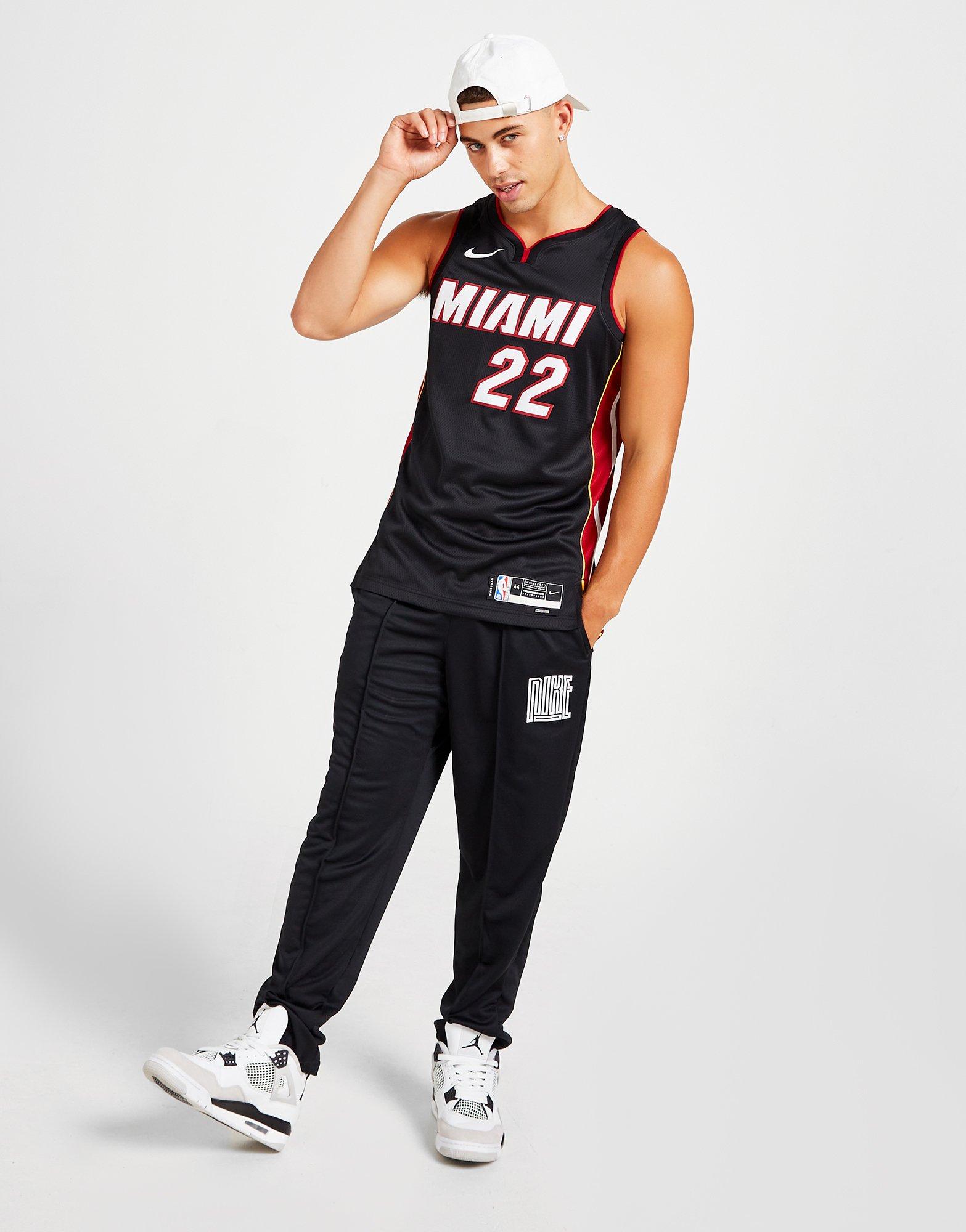 Black Nike NBA Miami Heat Butler #22 Swingman Jersey