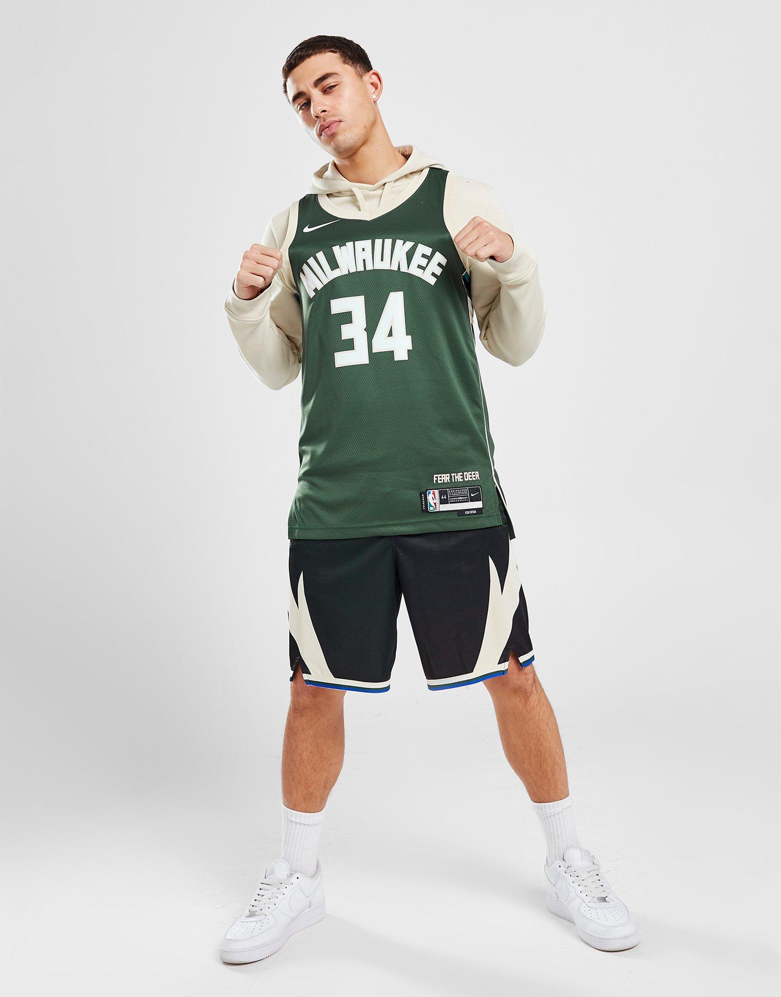 Black Jordan NBA Milwaukee Bucks Antetokounmpo #34 Jersey