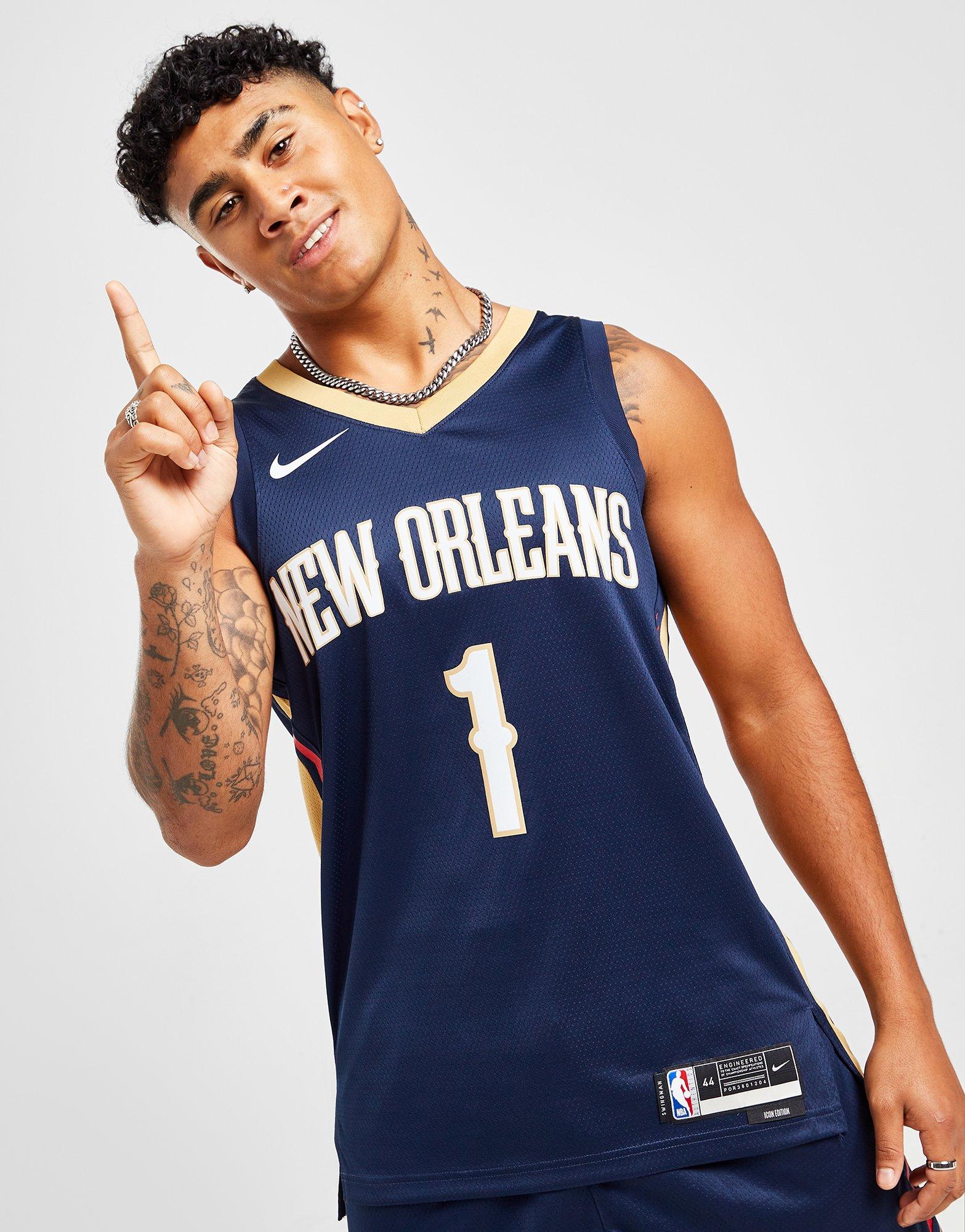 NEW! New Orleans Pelicans Men's #1 Williamson Jersey- Size L / Genuine  NBA Gear