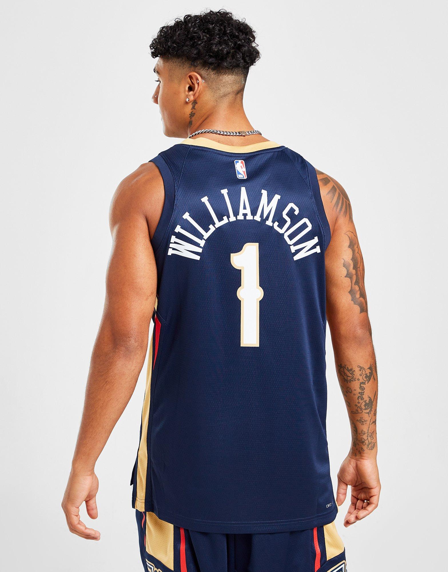 NBA New Orleans Pelicans #1 Zion Williamson Shirt Size Large '47 Brand