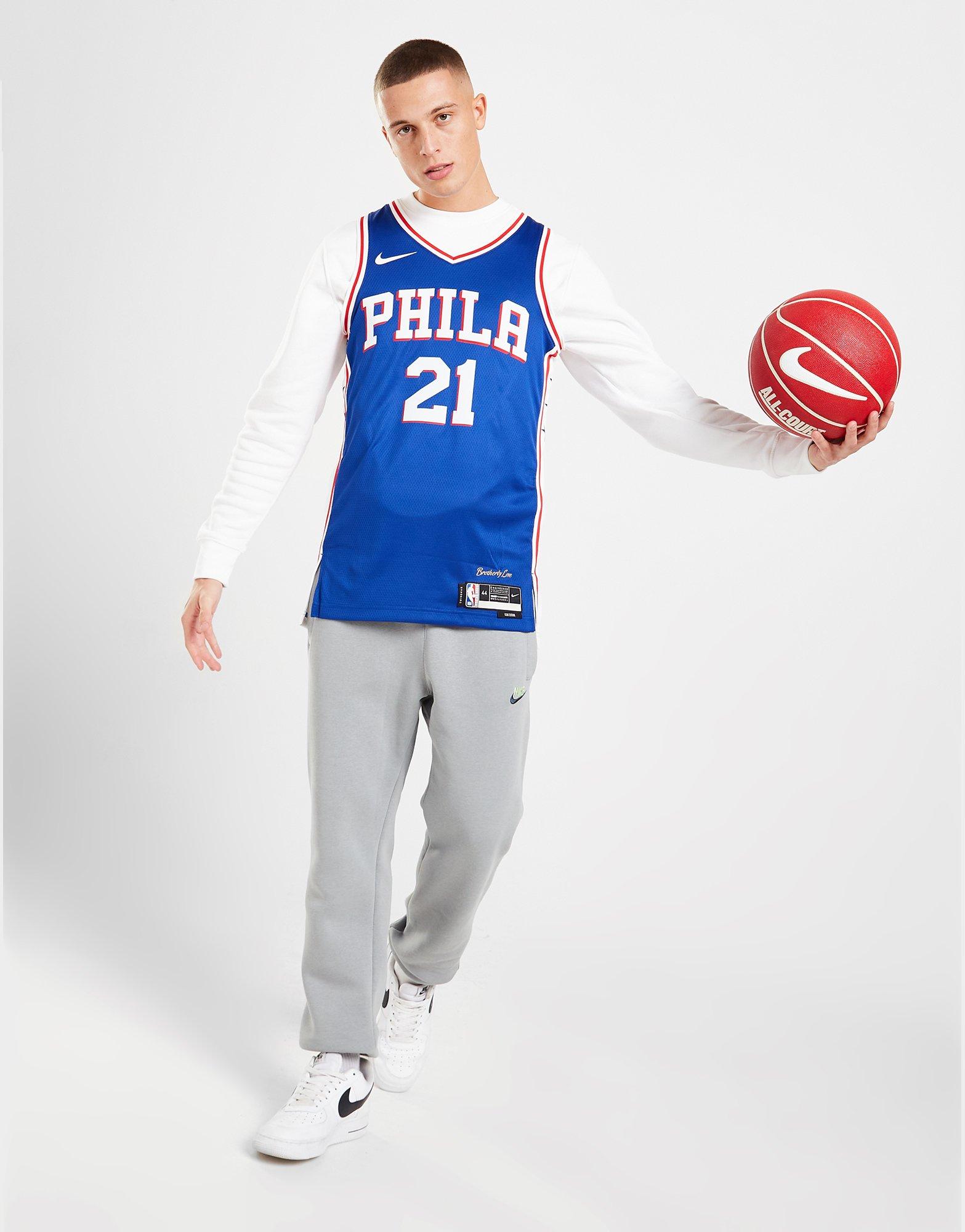 Mitchell & Ness ASTRO SWINGMAN JERSEY - PHILADELPHIA 76ERS Grey - GREY