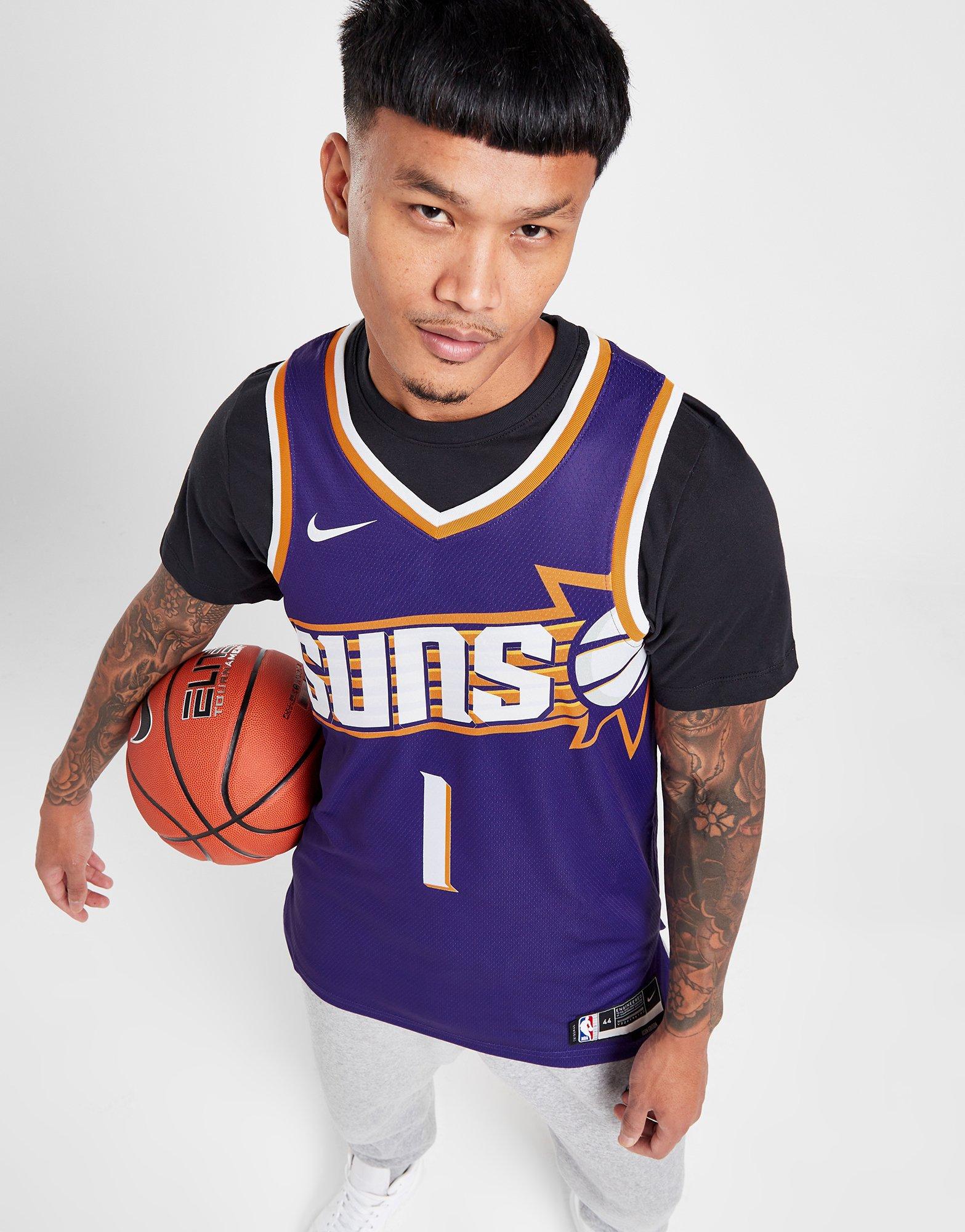 Purple Nike NBA Phoenix Suns Booker #1 Swingman Jersey - JD Sports Global