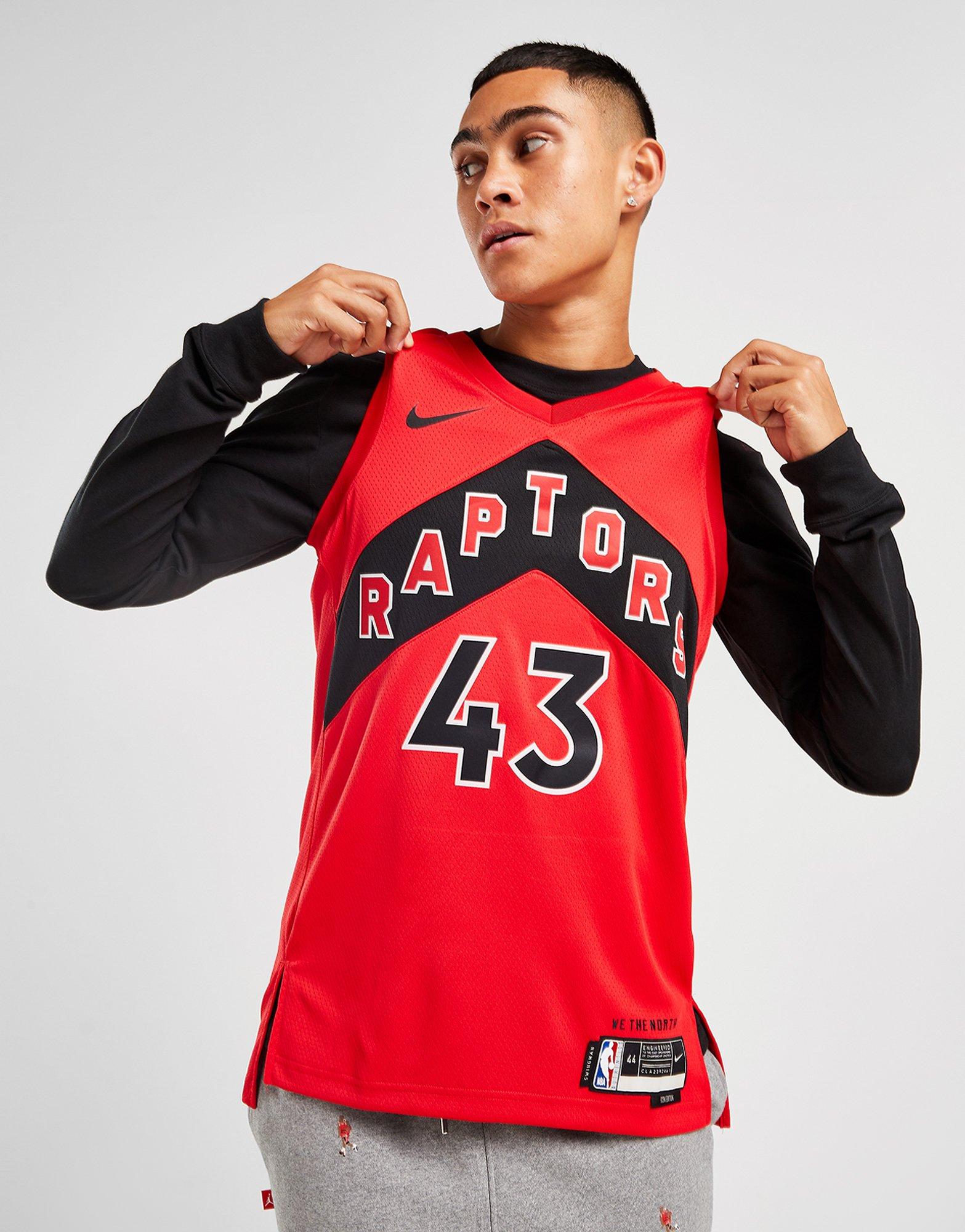 Red Nike NBA Toronto Raptors Siakam #43 Swingman Jersey