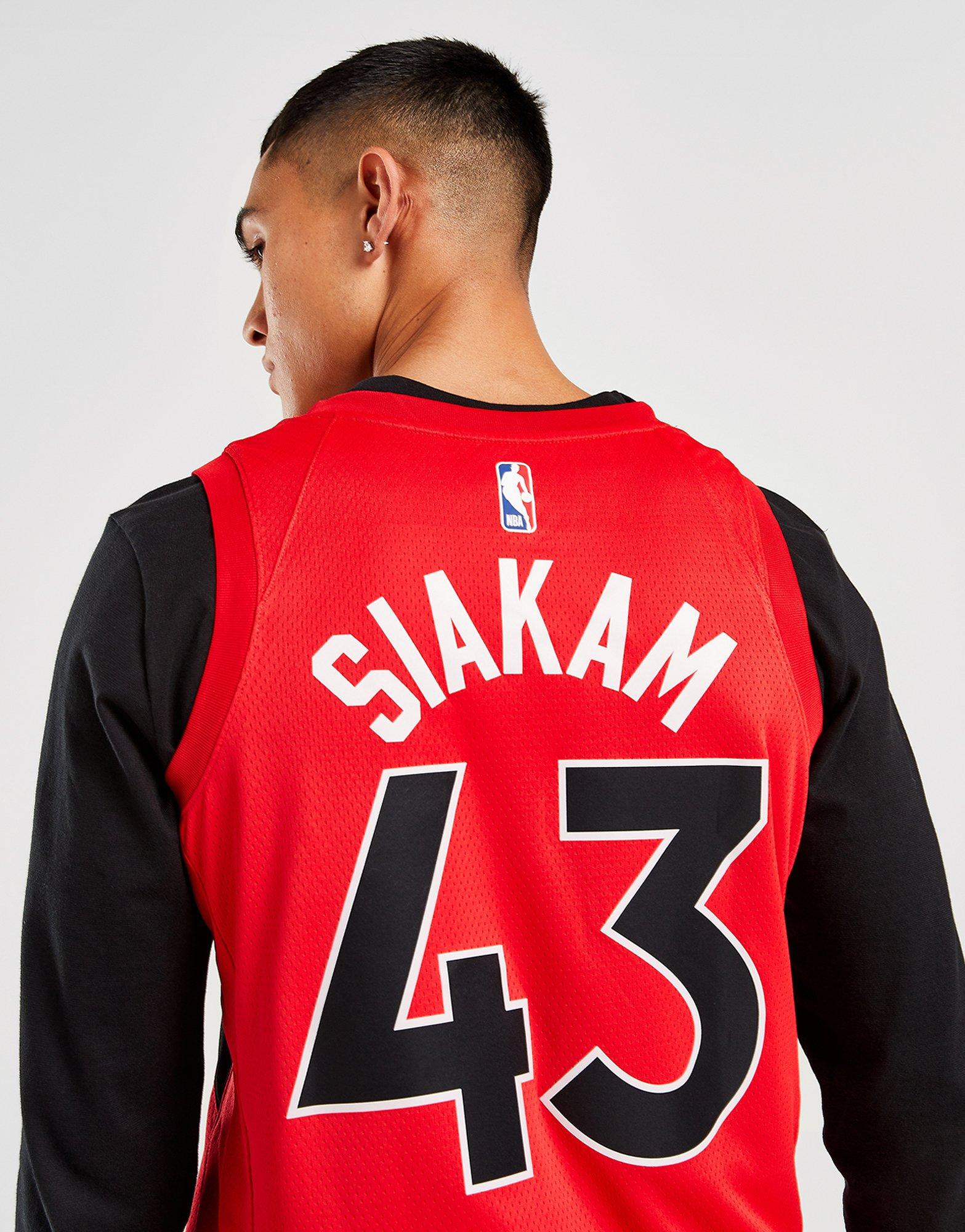 White Nike NBA Toronto Raptors Siakam #43 Swingman Jersey