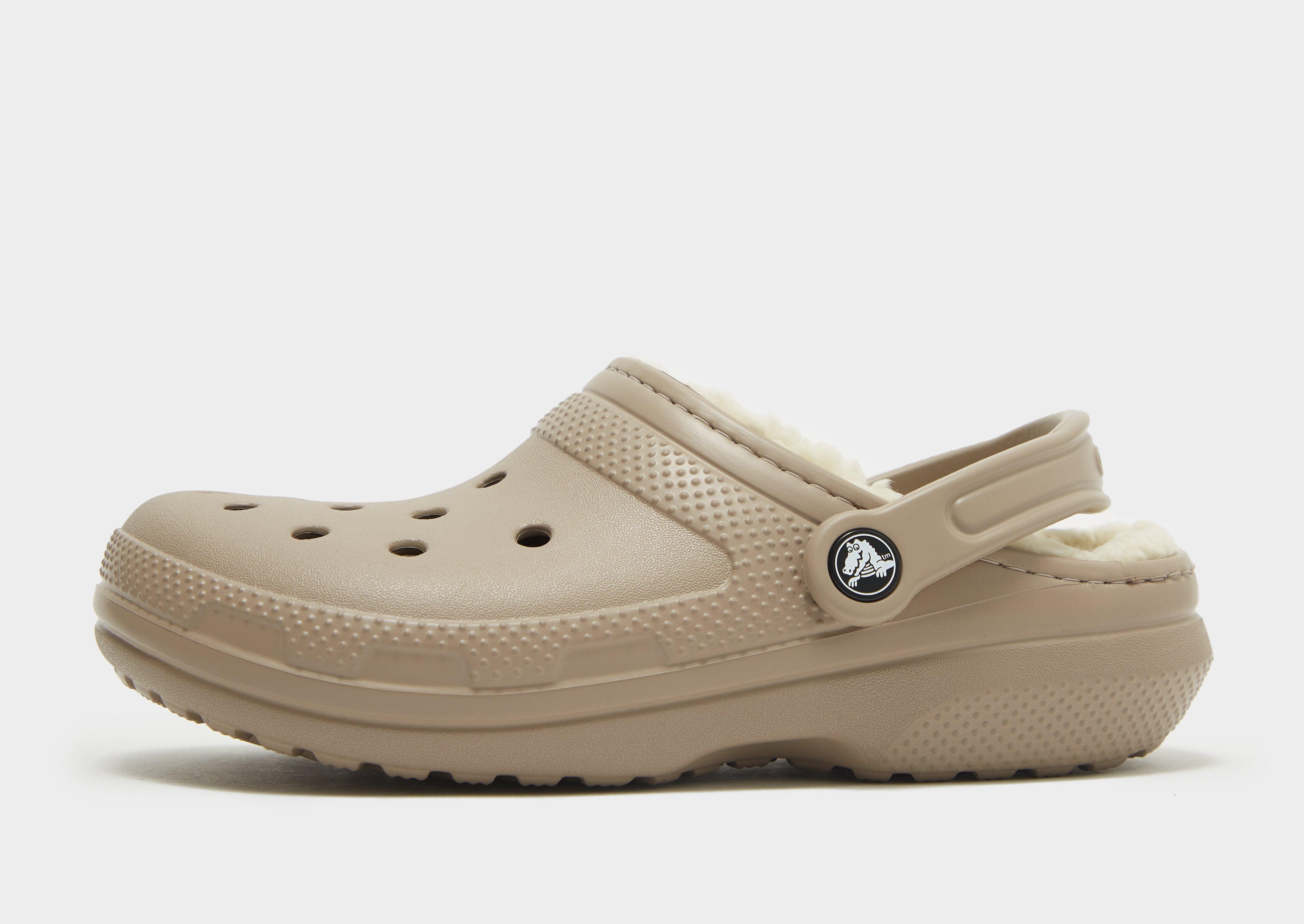 Crocs hot sale lined shoes