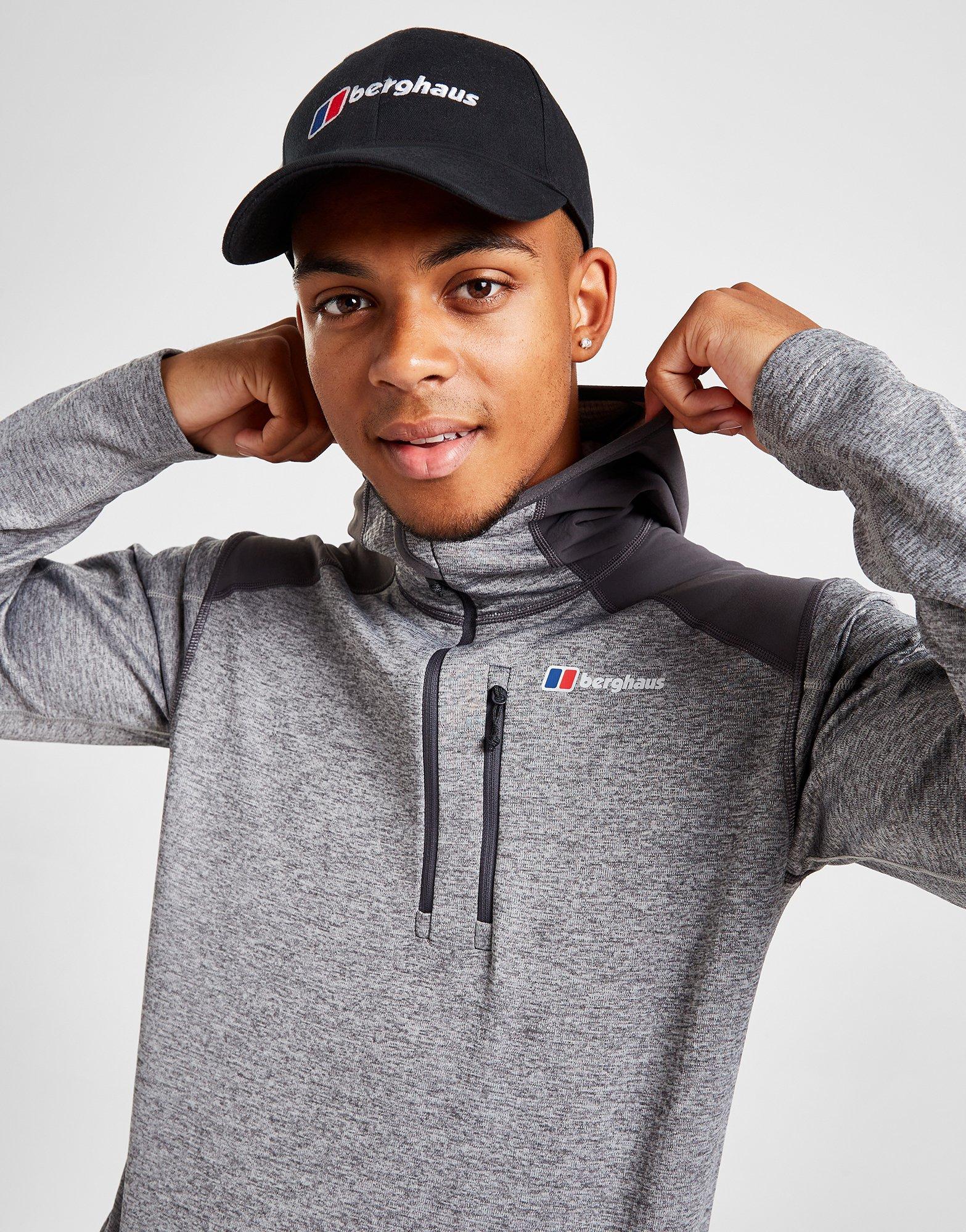 berghaus spitzer half zip sweat