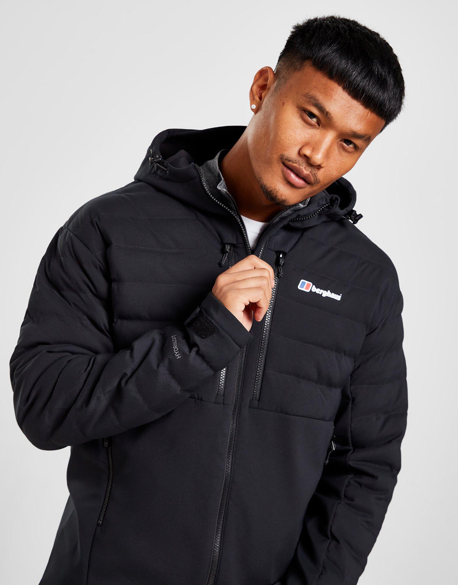 Berghaus Theran Hybrid hooded insulated jacket in black