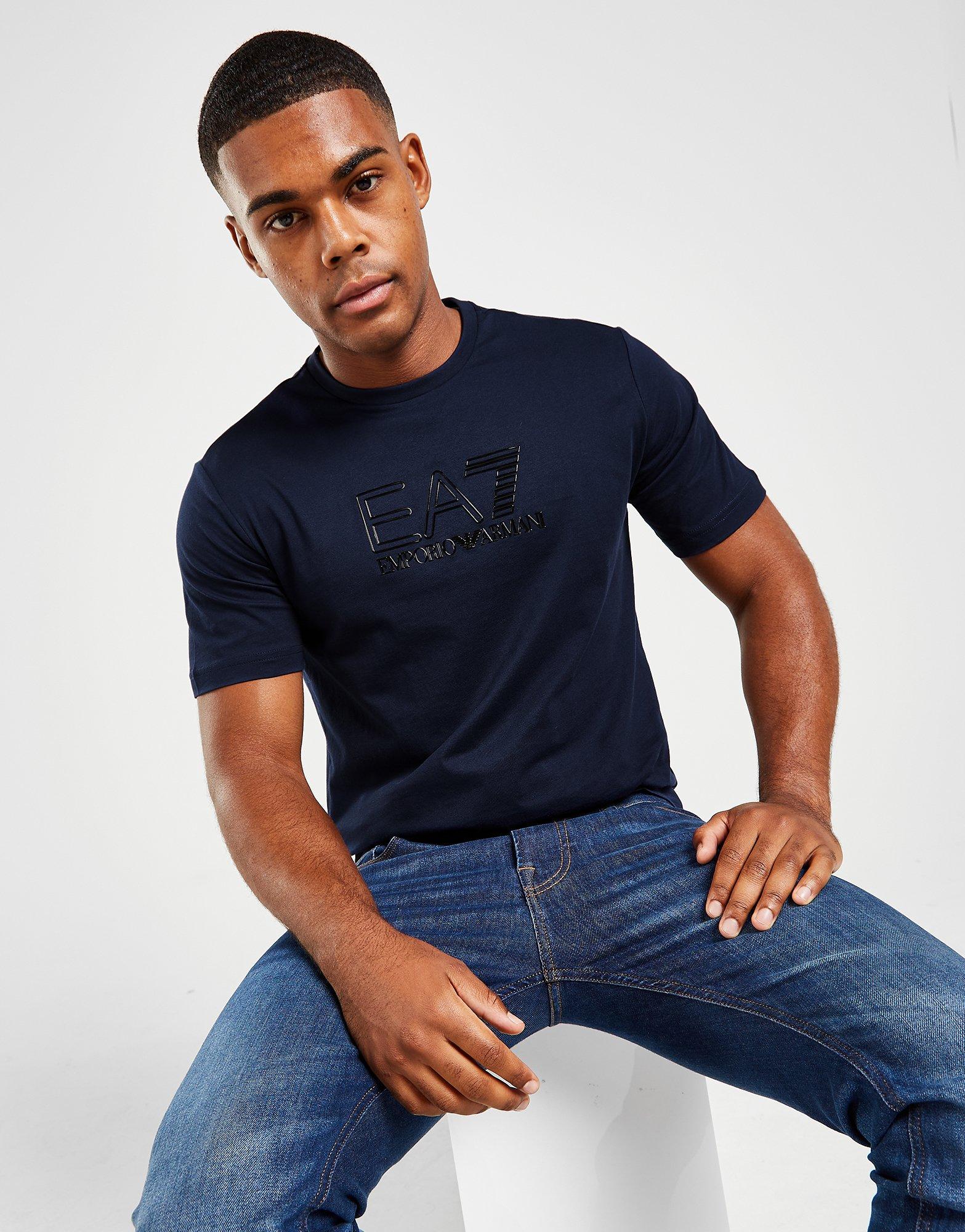 Ea7 navy t clearance shirt