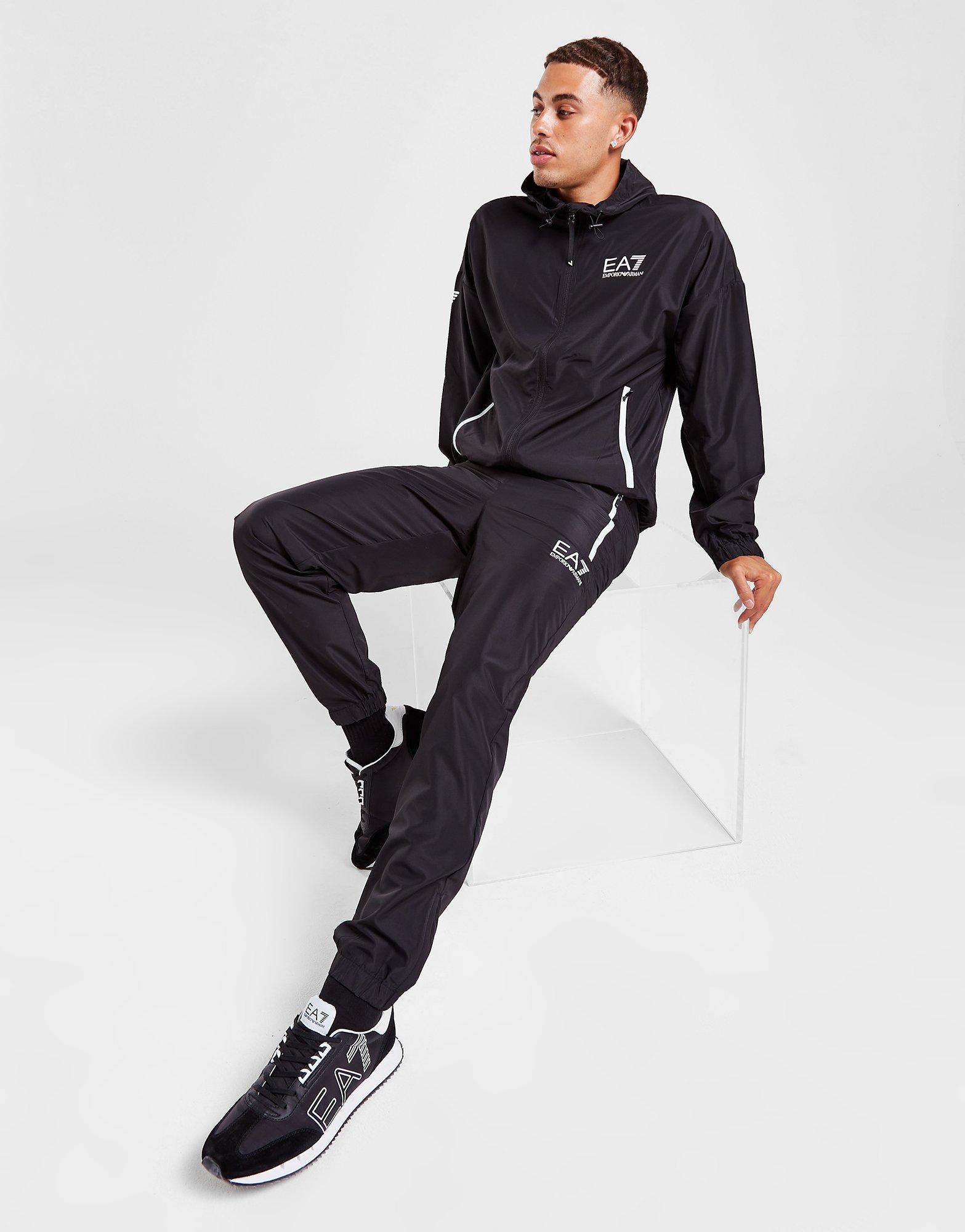 EA7 Black Technical Tracksuit | XL