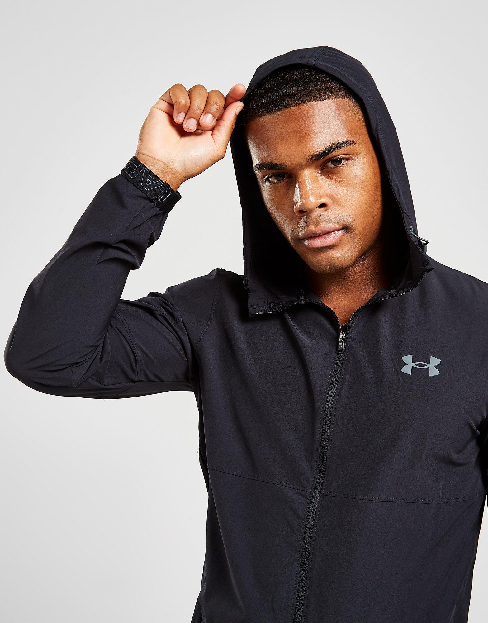 Black Under Armour Vanish Woven Full Zip Hoodie - JD Sports Ireland