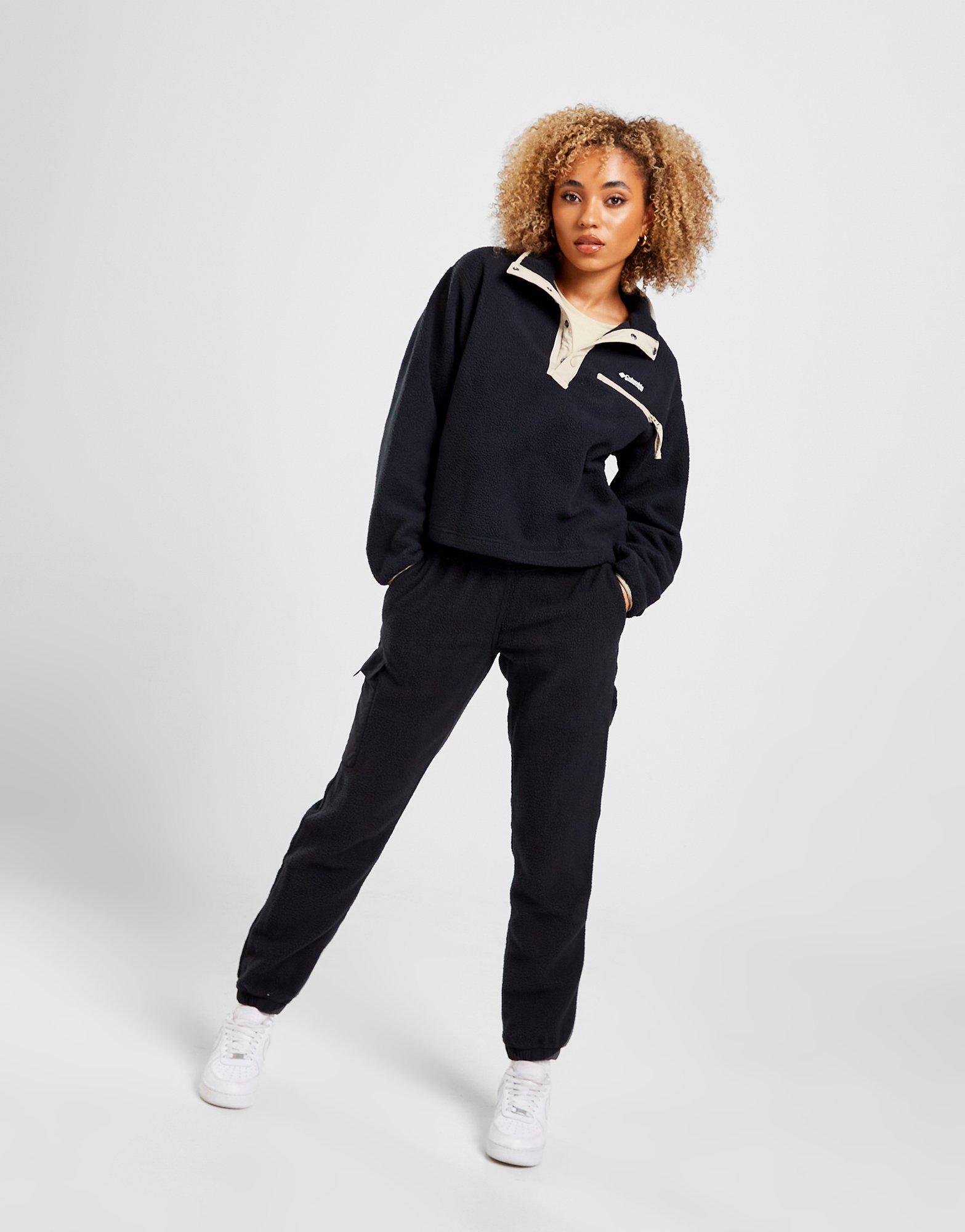 Black Columbia Helvetia Crop 1/4 Button Fleece - JD Sports Global