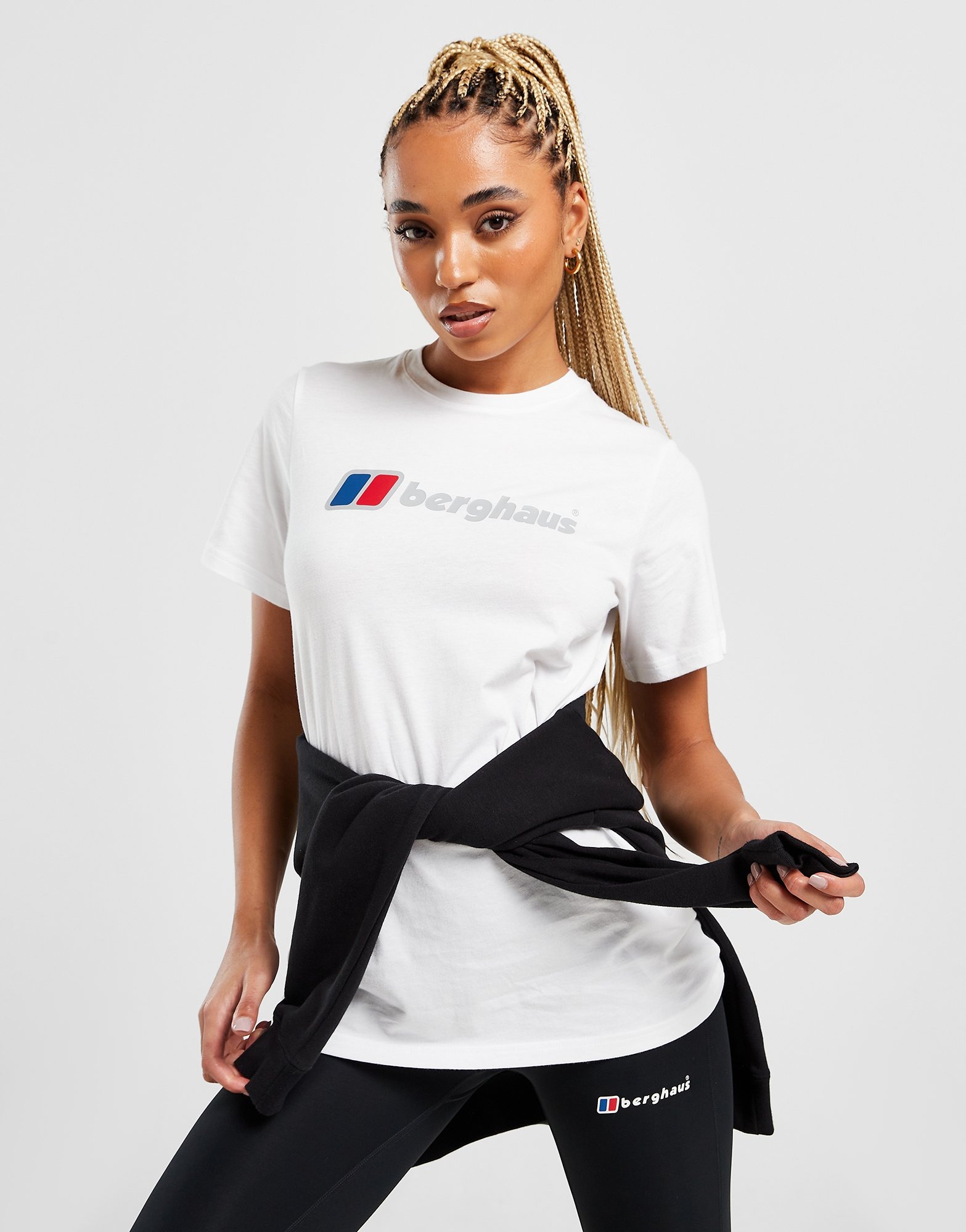 white berghaus tshirt