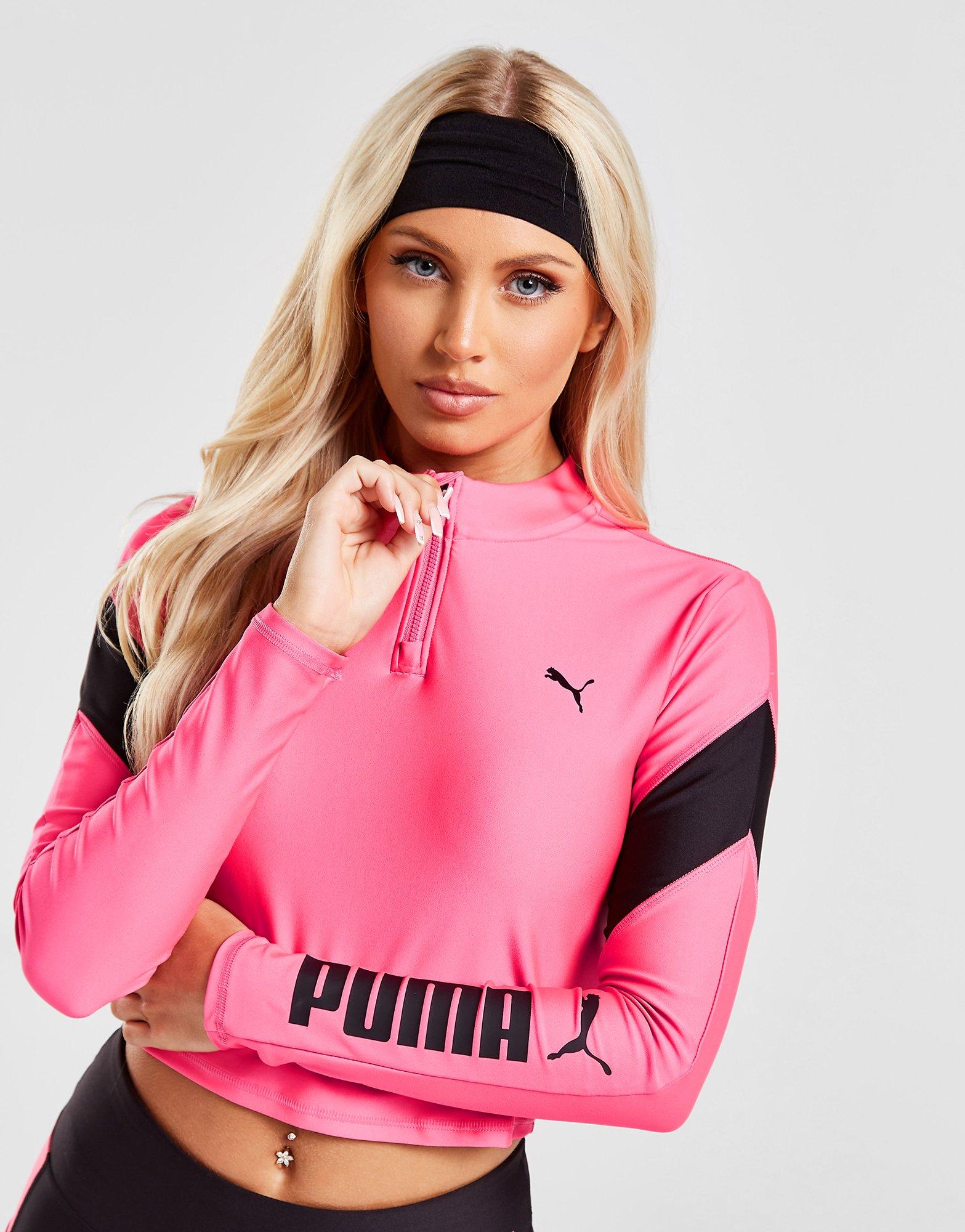 Puma Fit Crop 1/4 Zip Top