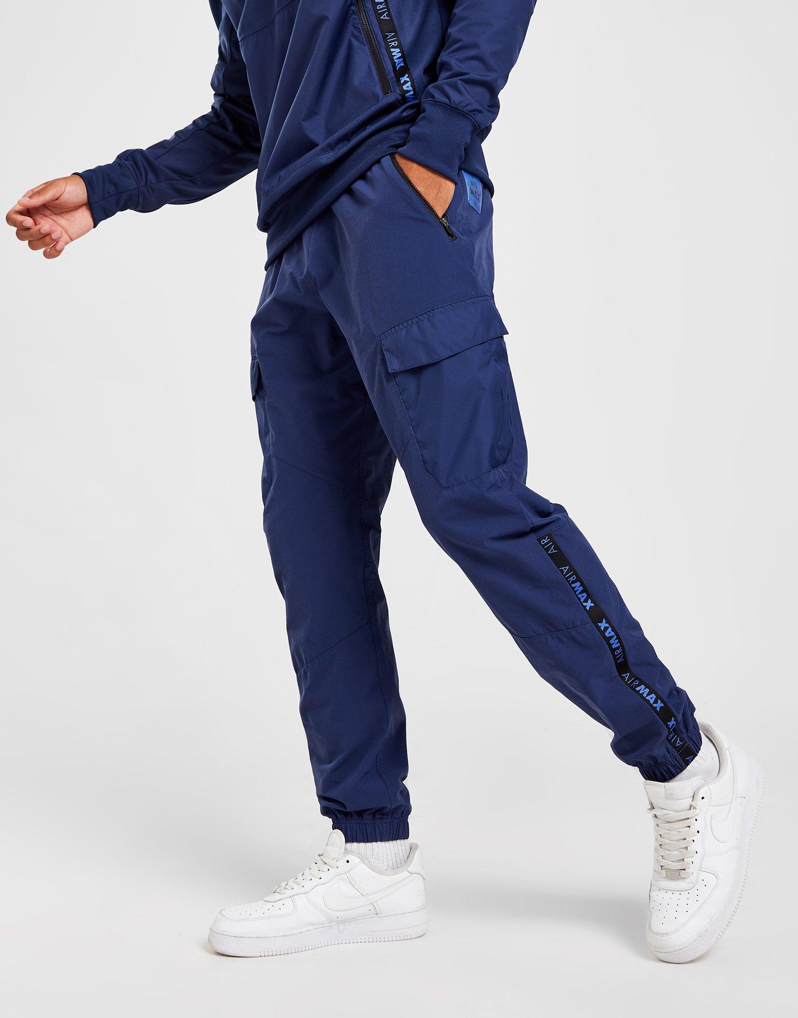 Blue Nike Air Max Woven Cargo Pants 