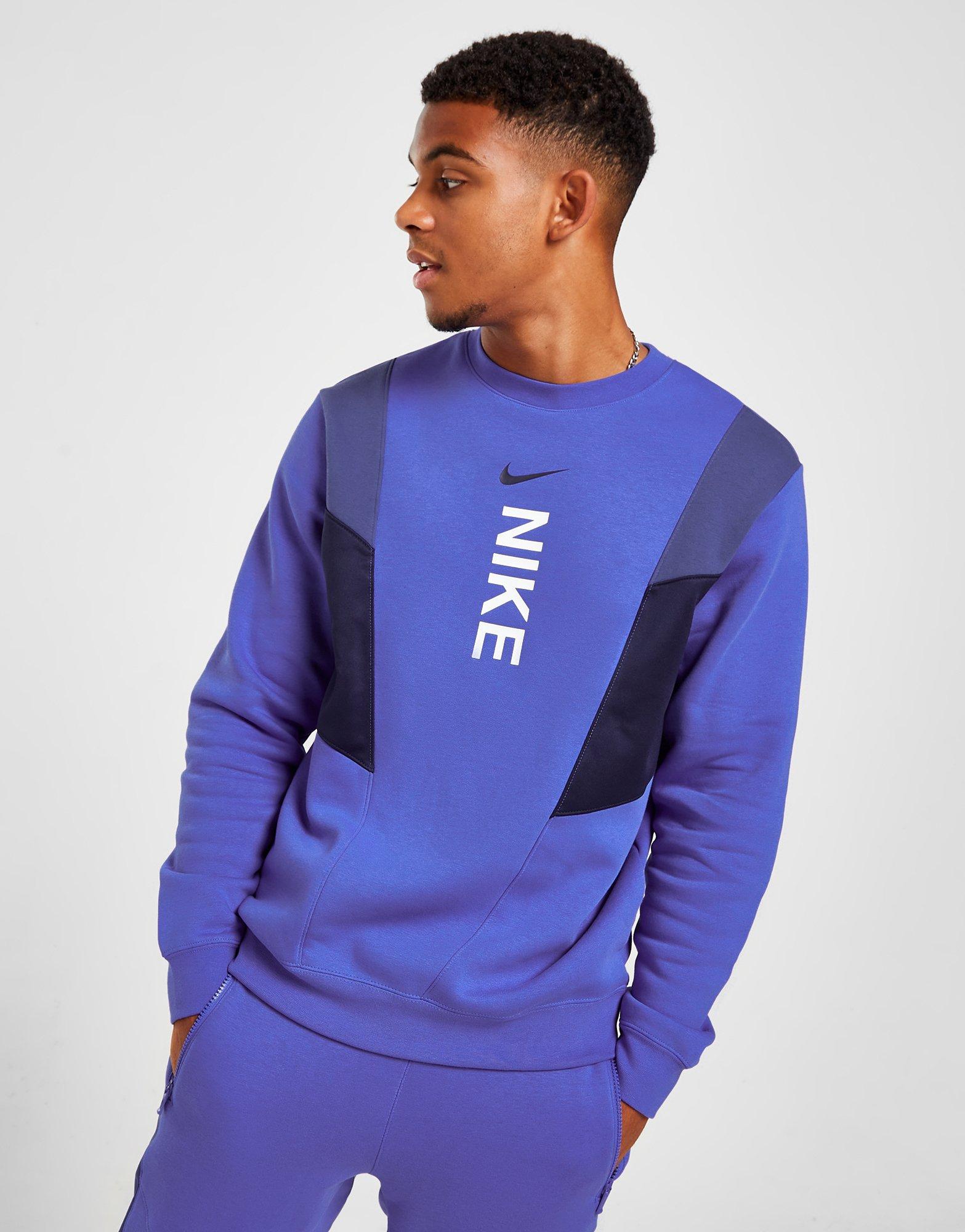 nike hybrid crew sweatshirt