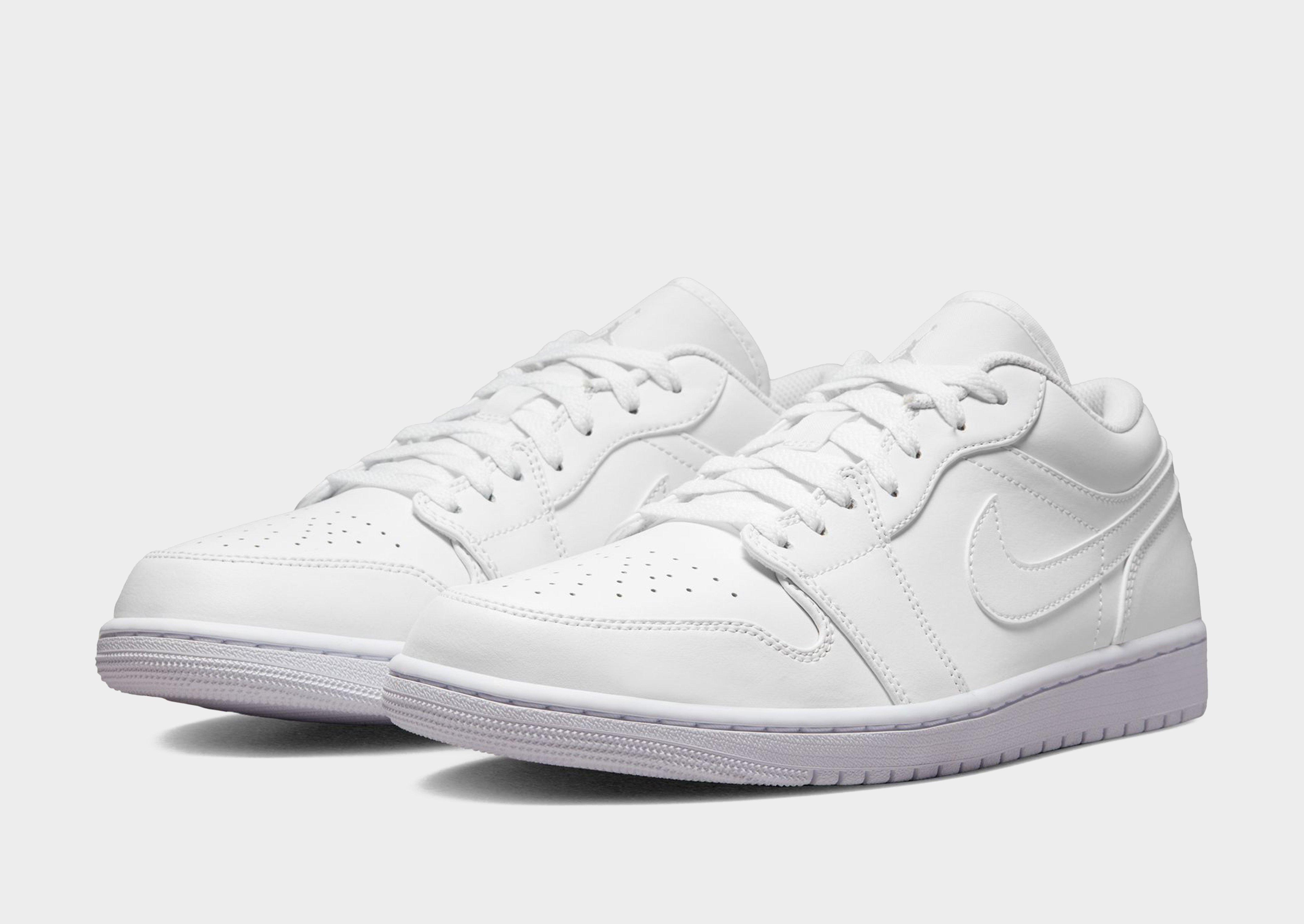 White Jordan Air 1 Low JD Sports Singapore