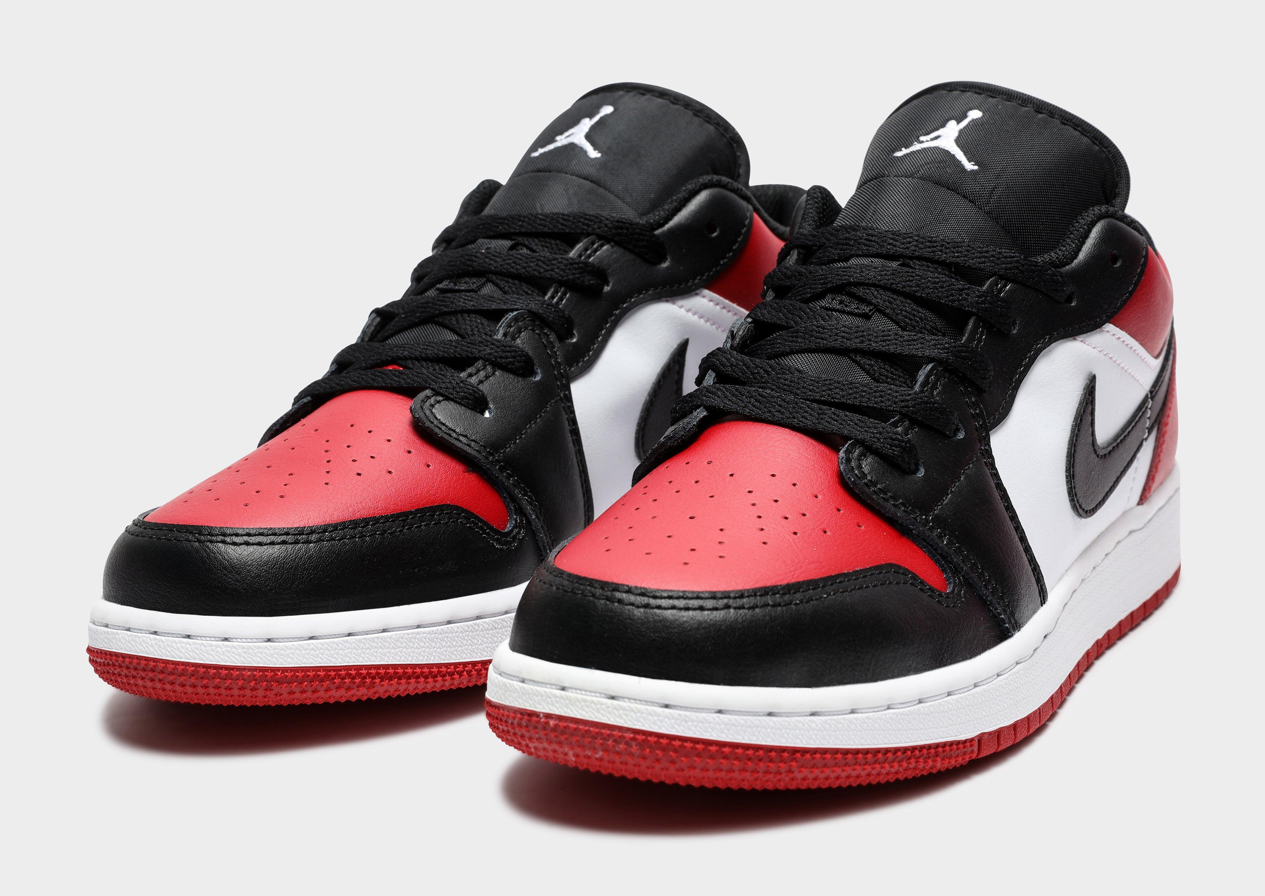 Jordan Air 1 Low 'Bred Toe' Junior's