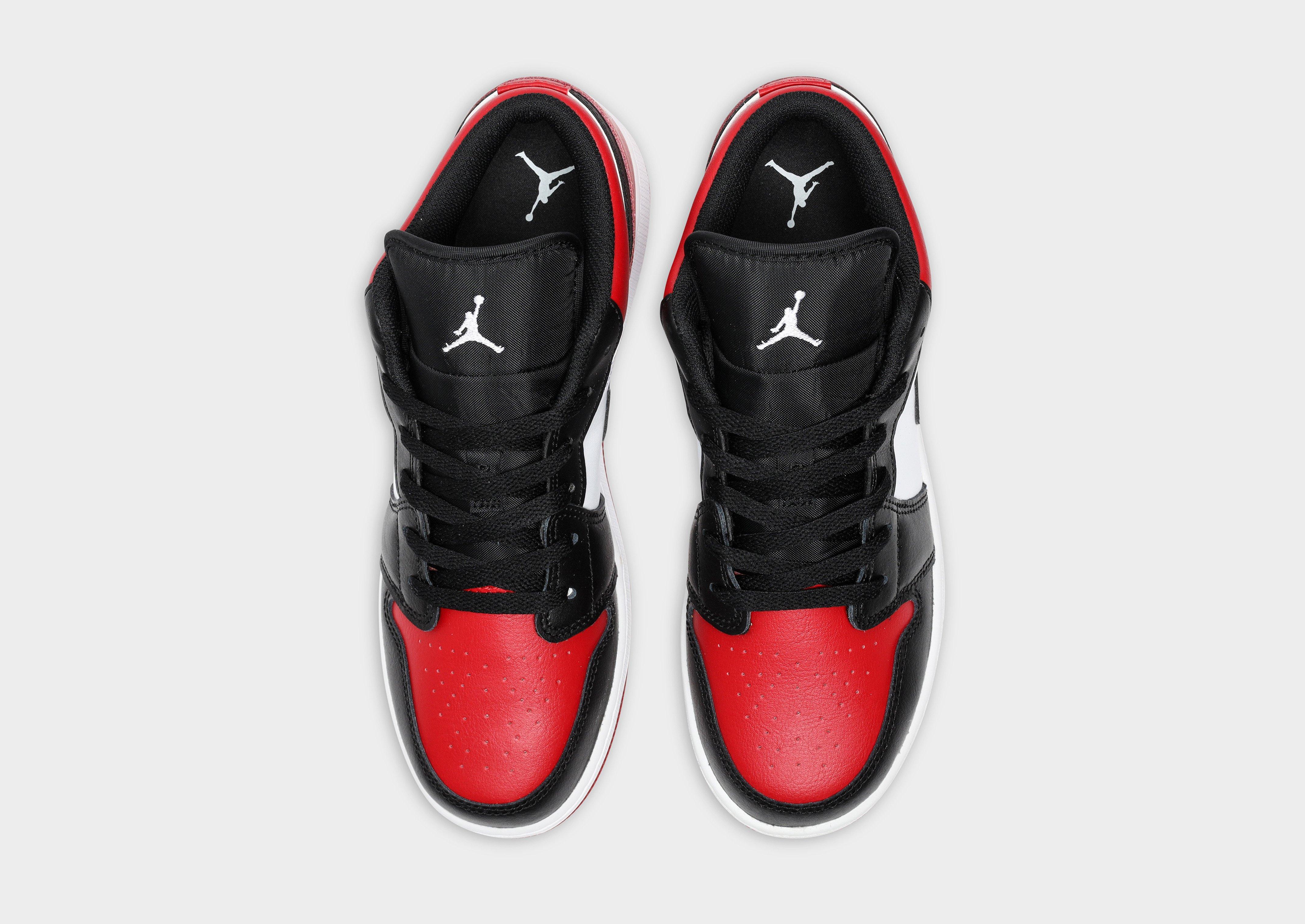Jordan Air 1 Low 'Bred Toe' Junior's