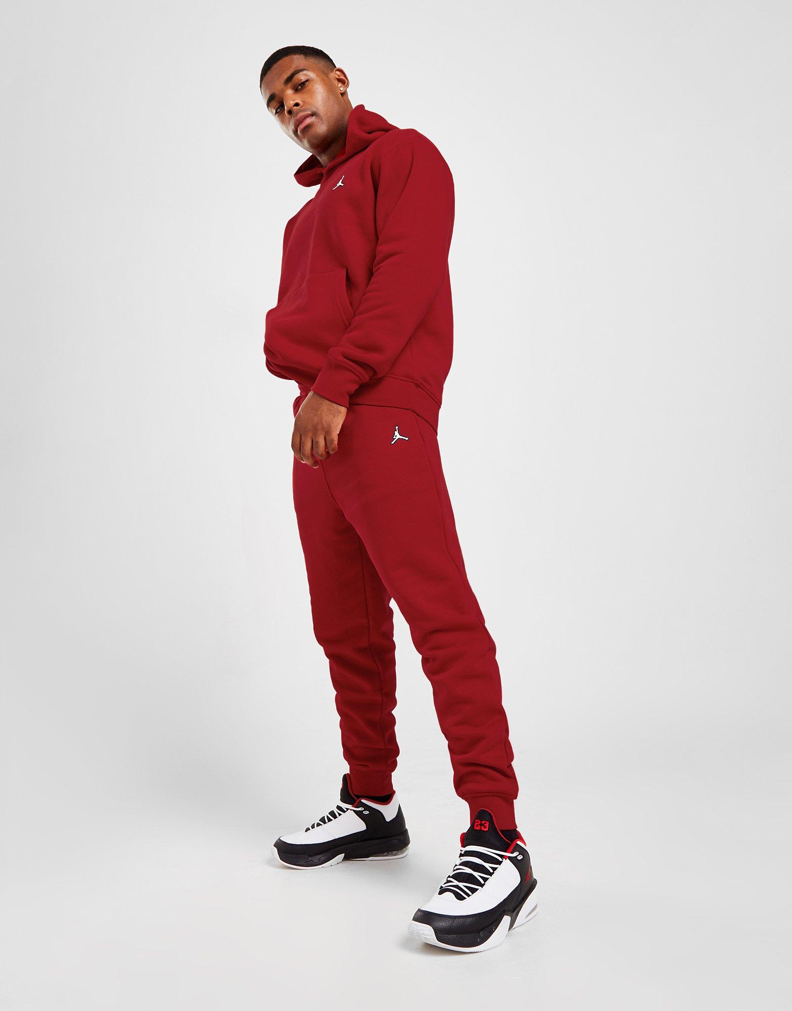 red joggers mens