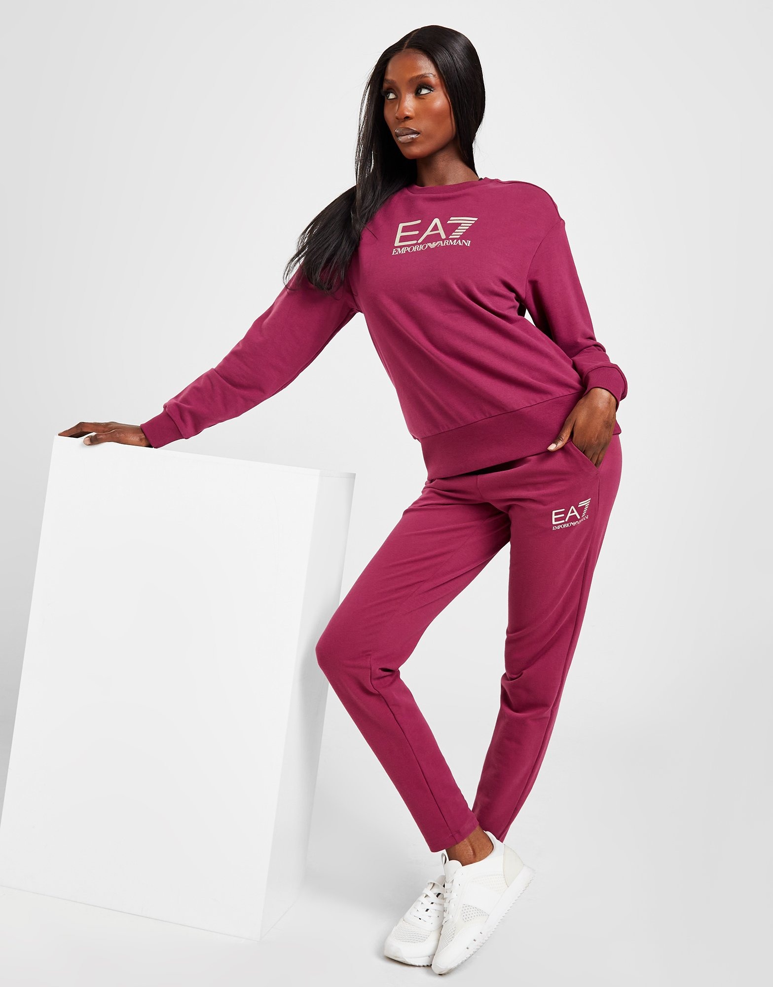 Red Emporio Armani Crew Tracksuit | JD Sports Global