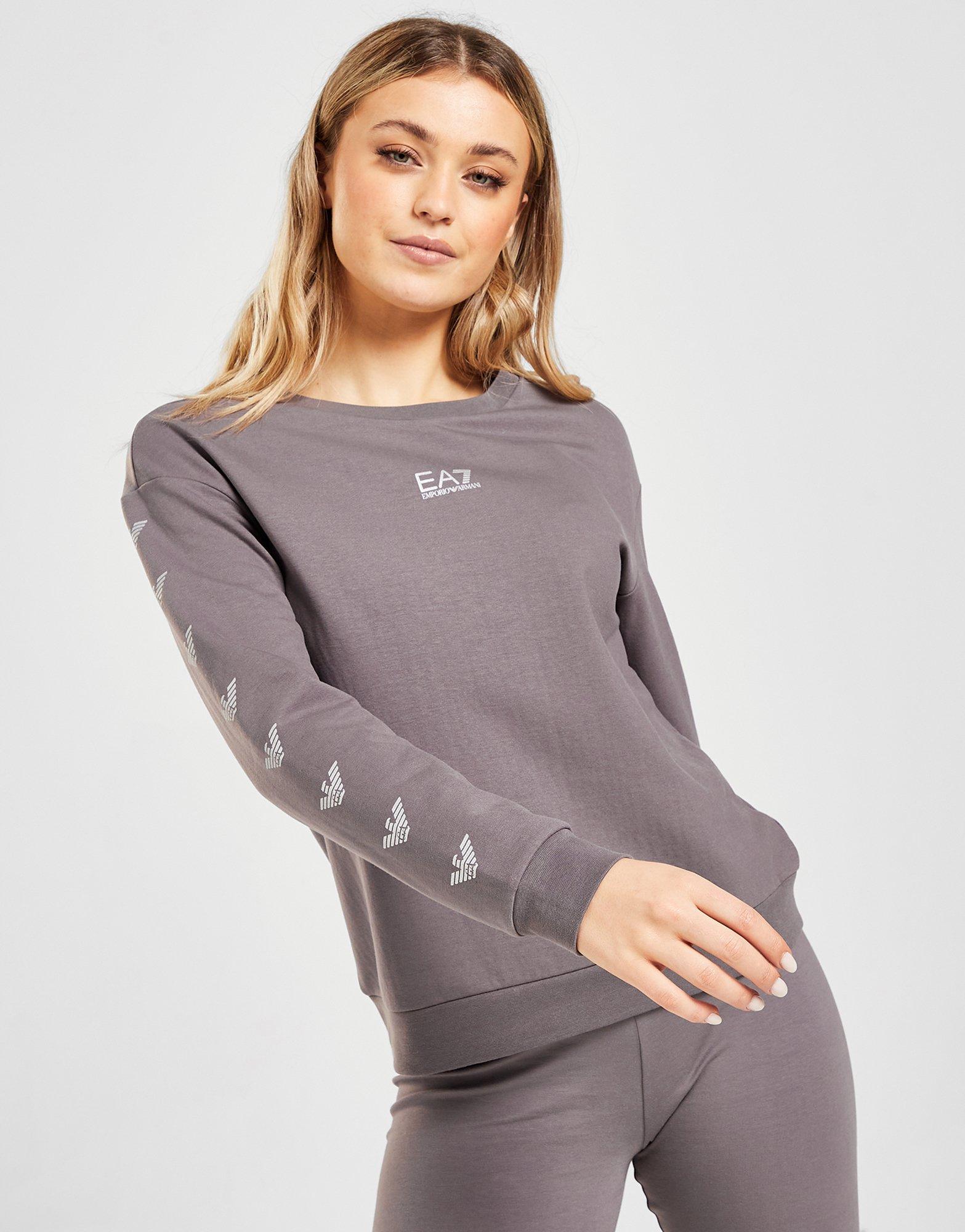 EA7 Emporio Armani Repeat Eagle Crew Sweatshirt