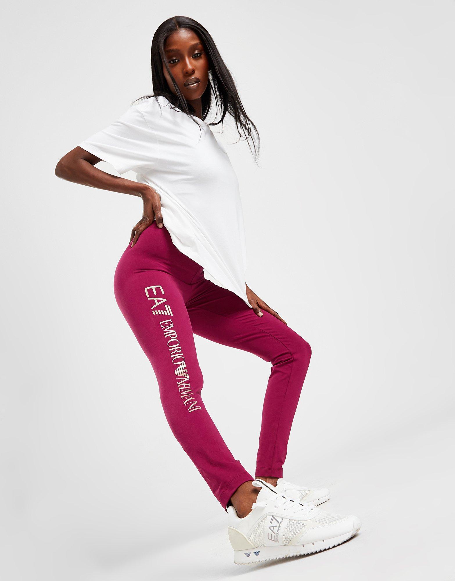Logo Series Leggings With Eagle Logo by EA7 at ORCHARD MILE