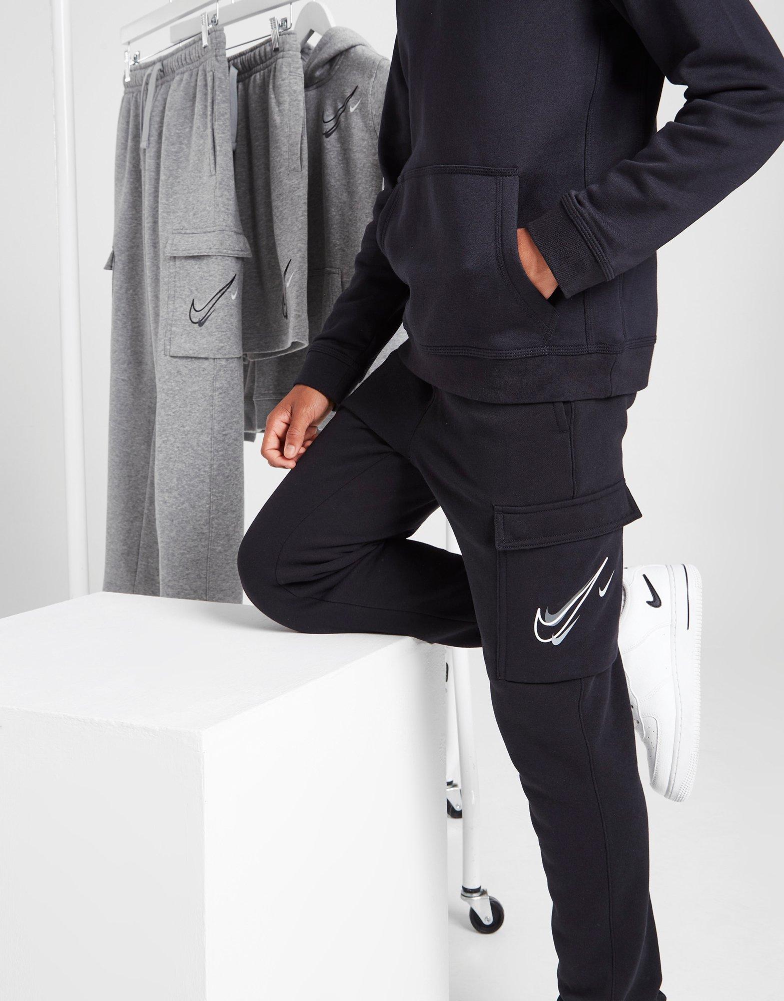 black junior joggers