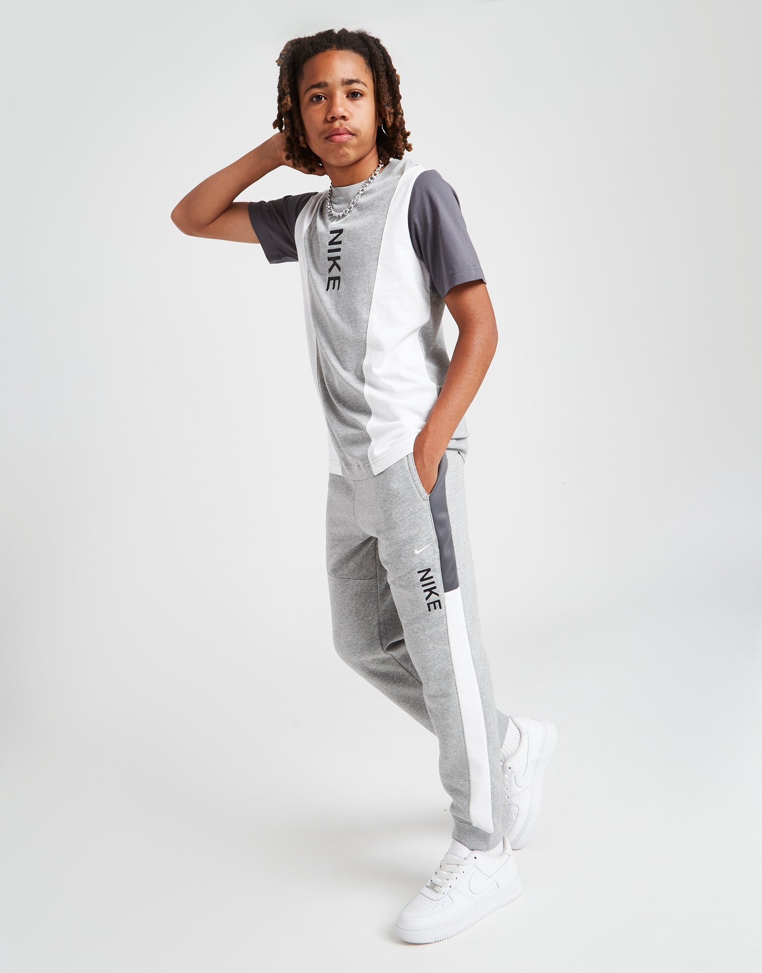 Grey Nike Hybrid Joggers Junior | JD Sports Malaysia