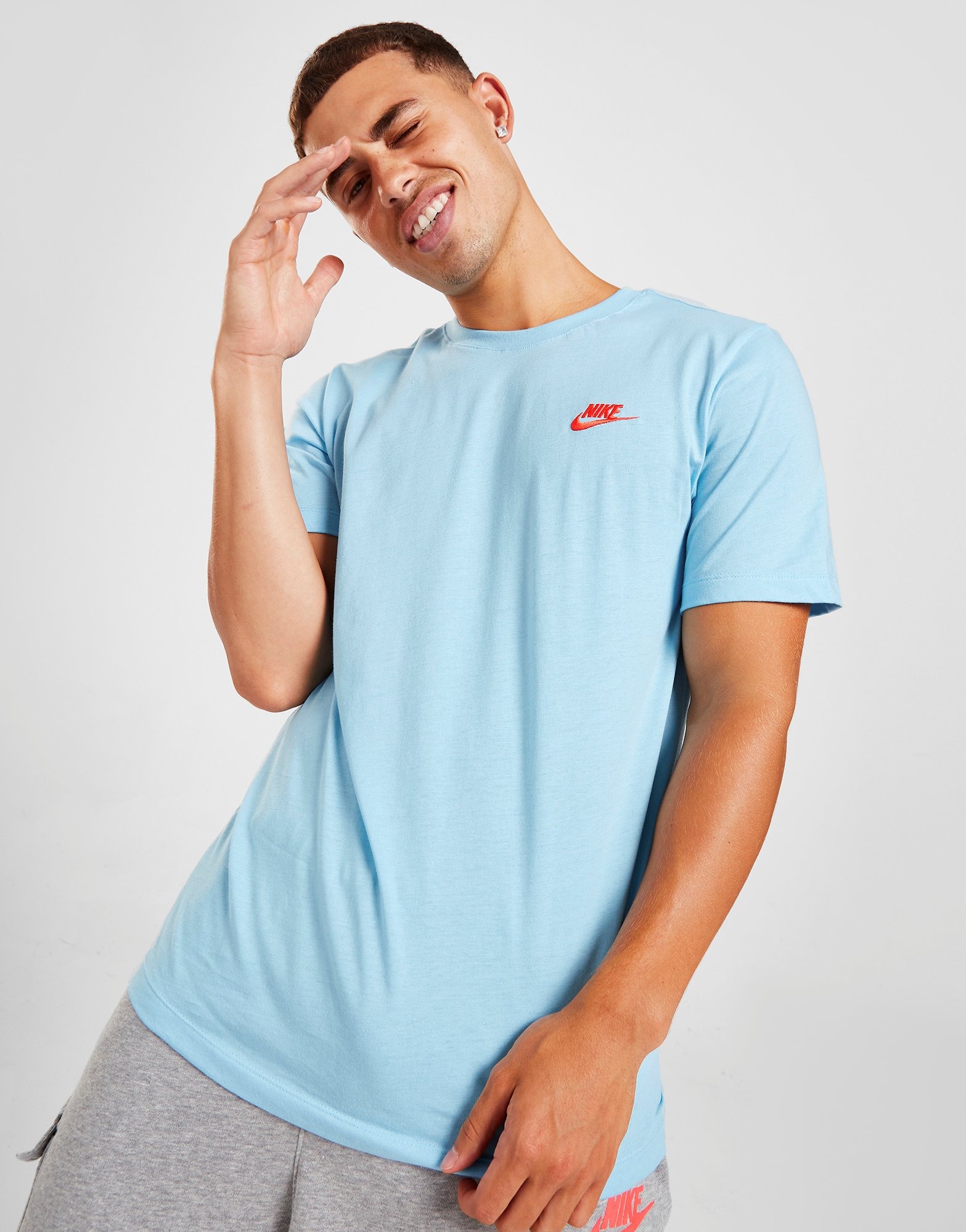 Blue Nike Sportswear Club T-Shirt | JD Sports UK
