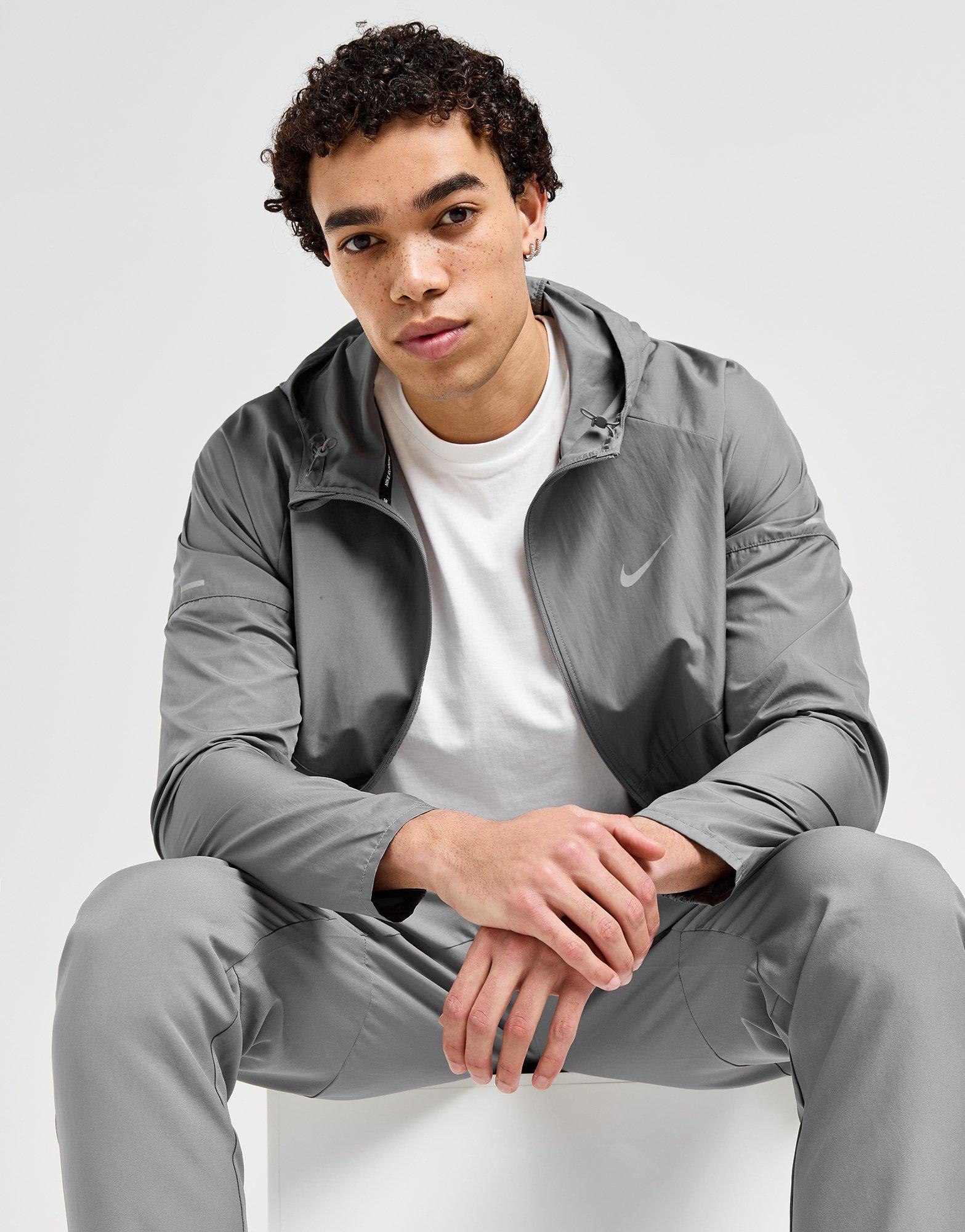 Nike on sale jacket grey