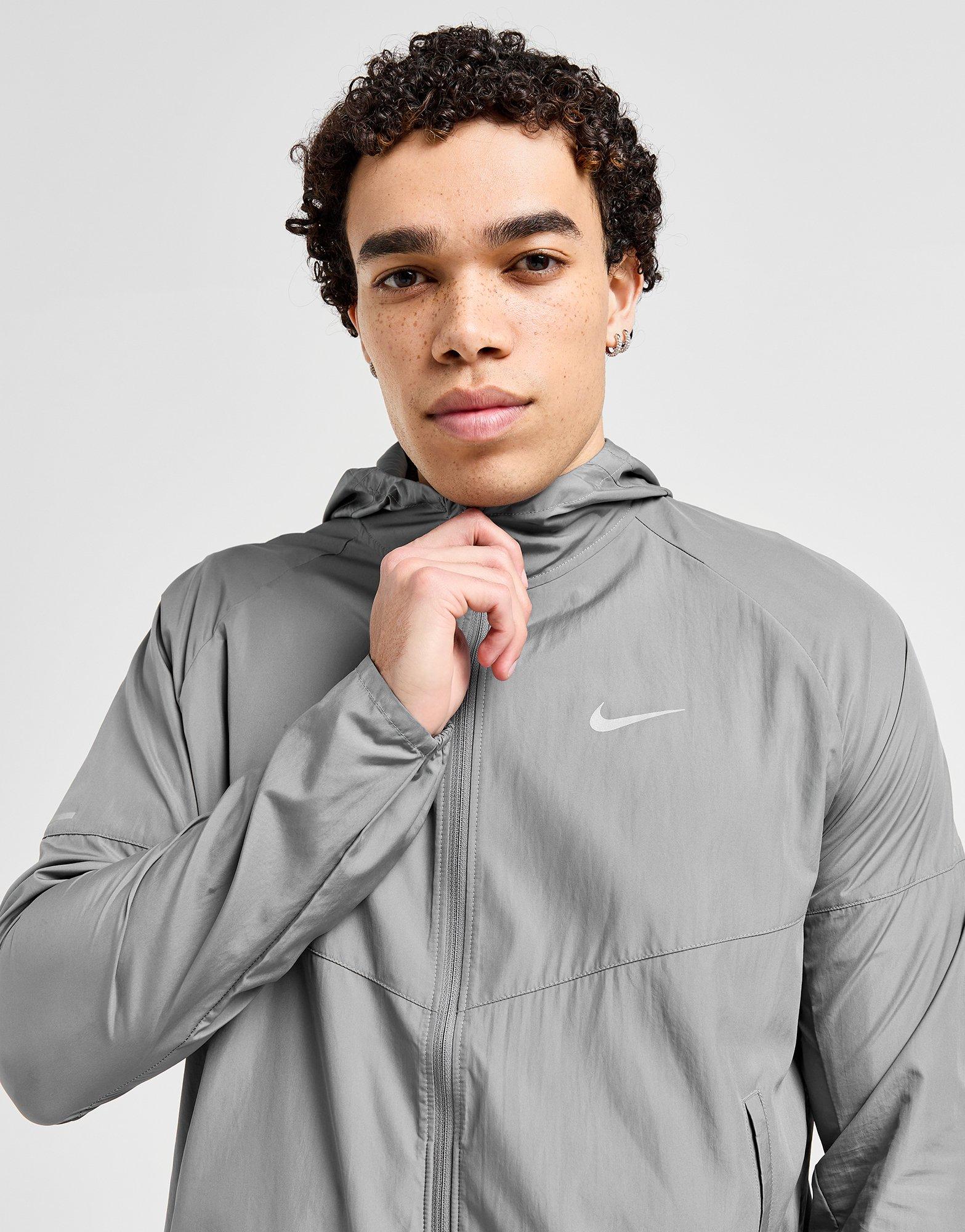 Mens nike grey jacket best sale