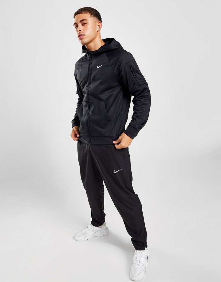 Black Nike Therma-FIT Full Zip Hoodie | JD Sports UK