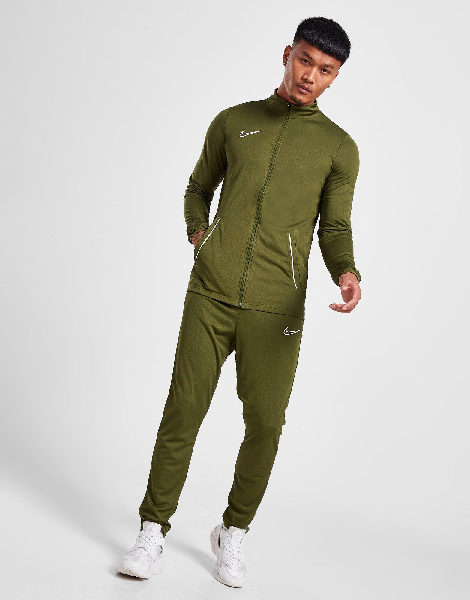 jd green nike tracksuit