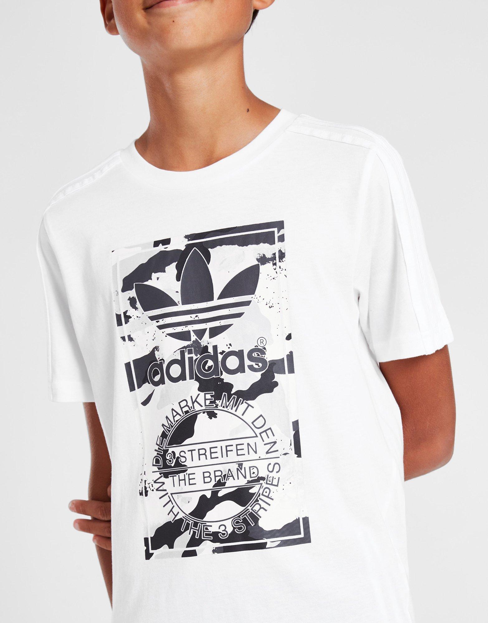 adidas Originals Camo T-Shirt Junior