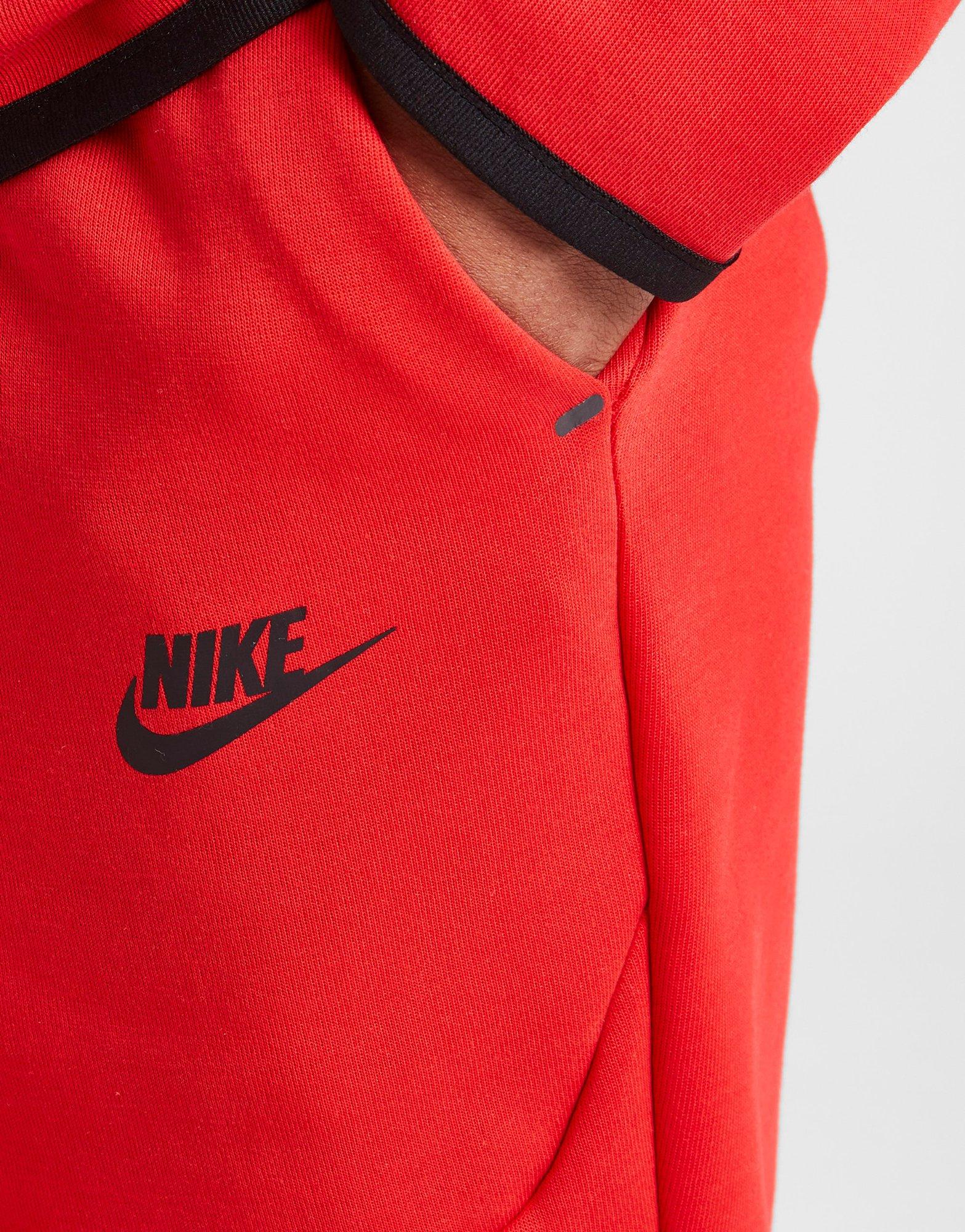 Red Nike Tech Fleece Track Pants Junior JD Sports Global