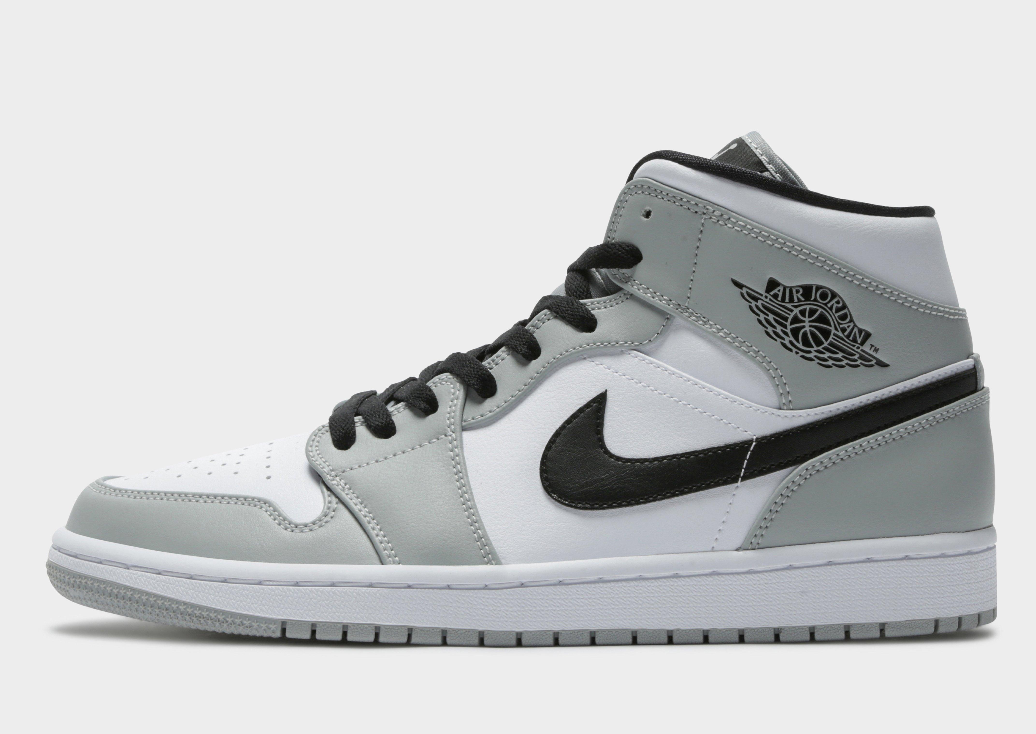 Air jordan 1 mid gray sale