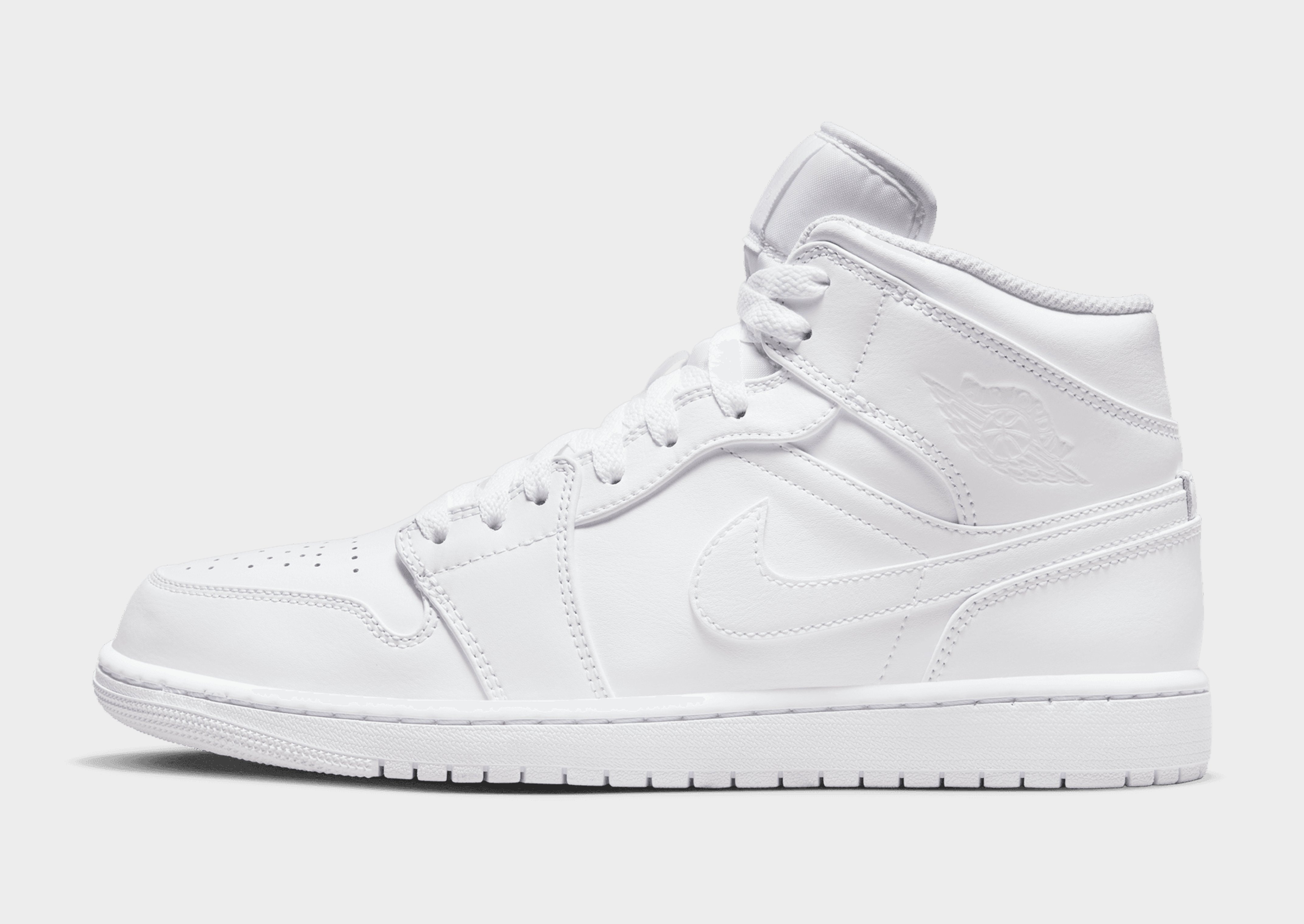 White Jordan Air 1 Mid | JD Sports Malaysia