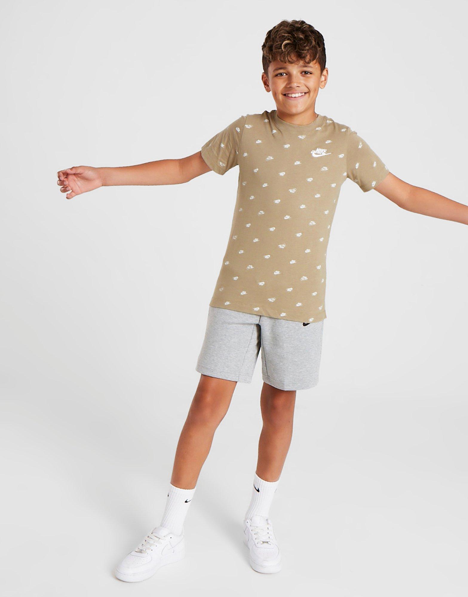 Nike All Over Print Swoosh T-Shirt Junior