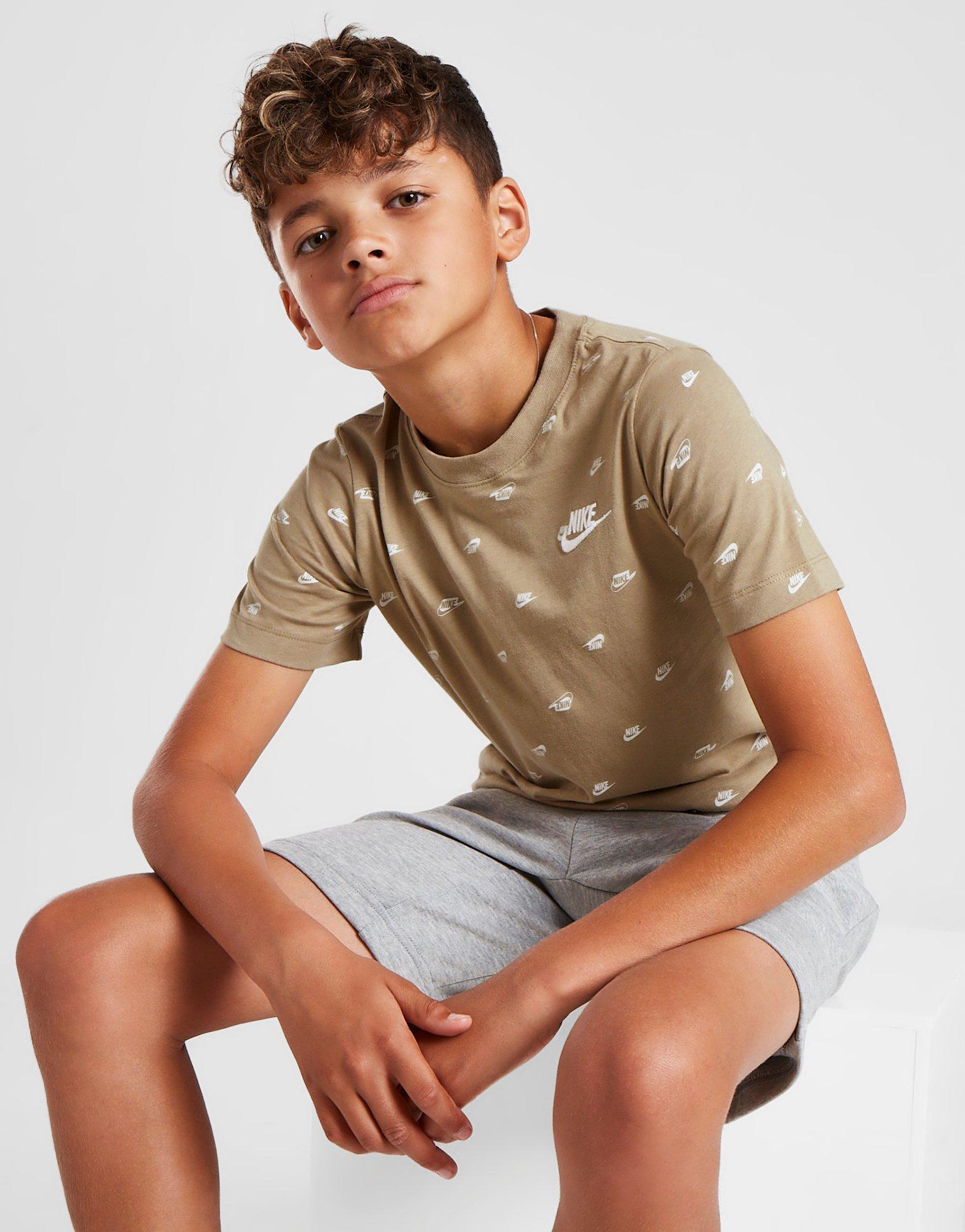 Nike All Over Print Swoosh T-Shirt Junior