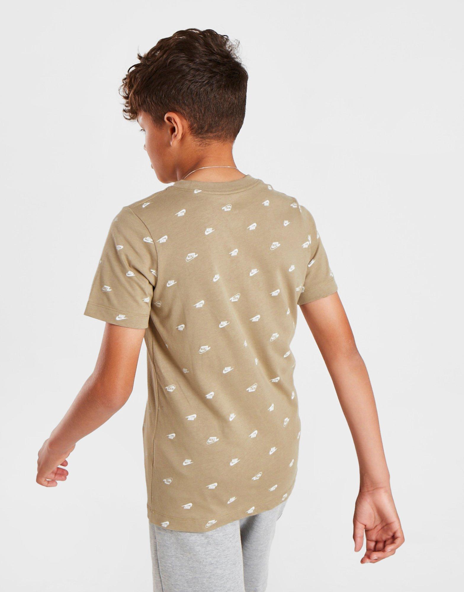 Nike All Over Print Swoosh T-Shirt Junior