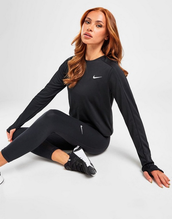 Petición Racionalización Albany Nike camiseta Running Pacer en Negro | JD Sports España