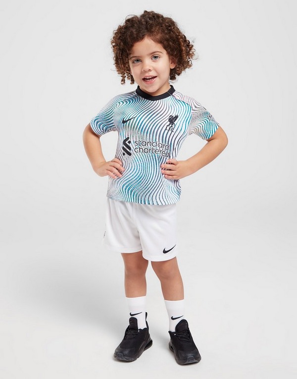 White Nike Liverpool FC 2022/23 Away Kit Infant | JD Sports UK