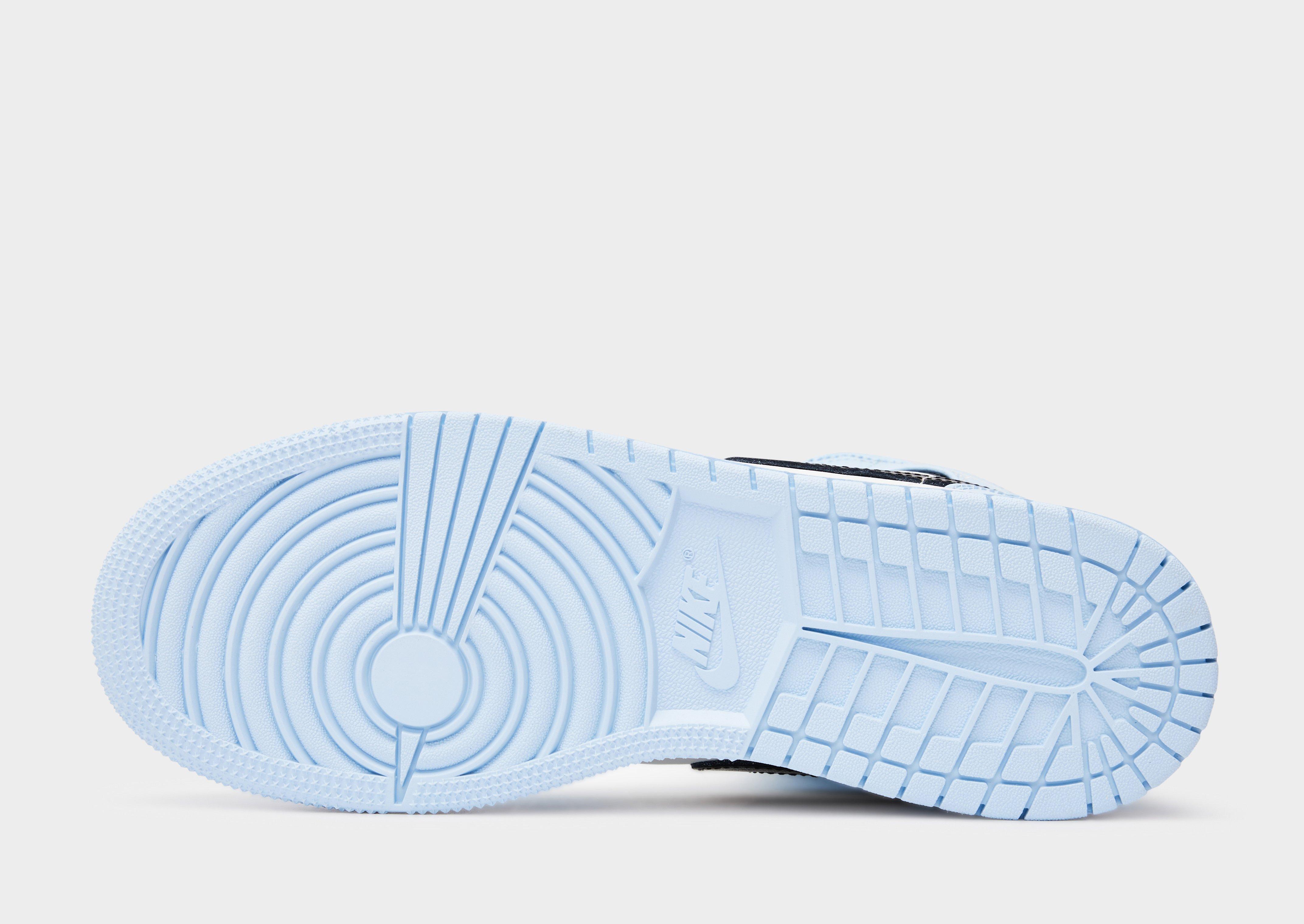 Jordan Air 1 Mid "Ice Blue" Junior's - 1 Per Customer