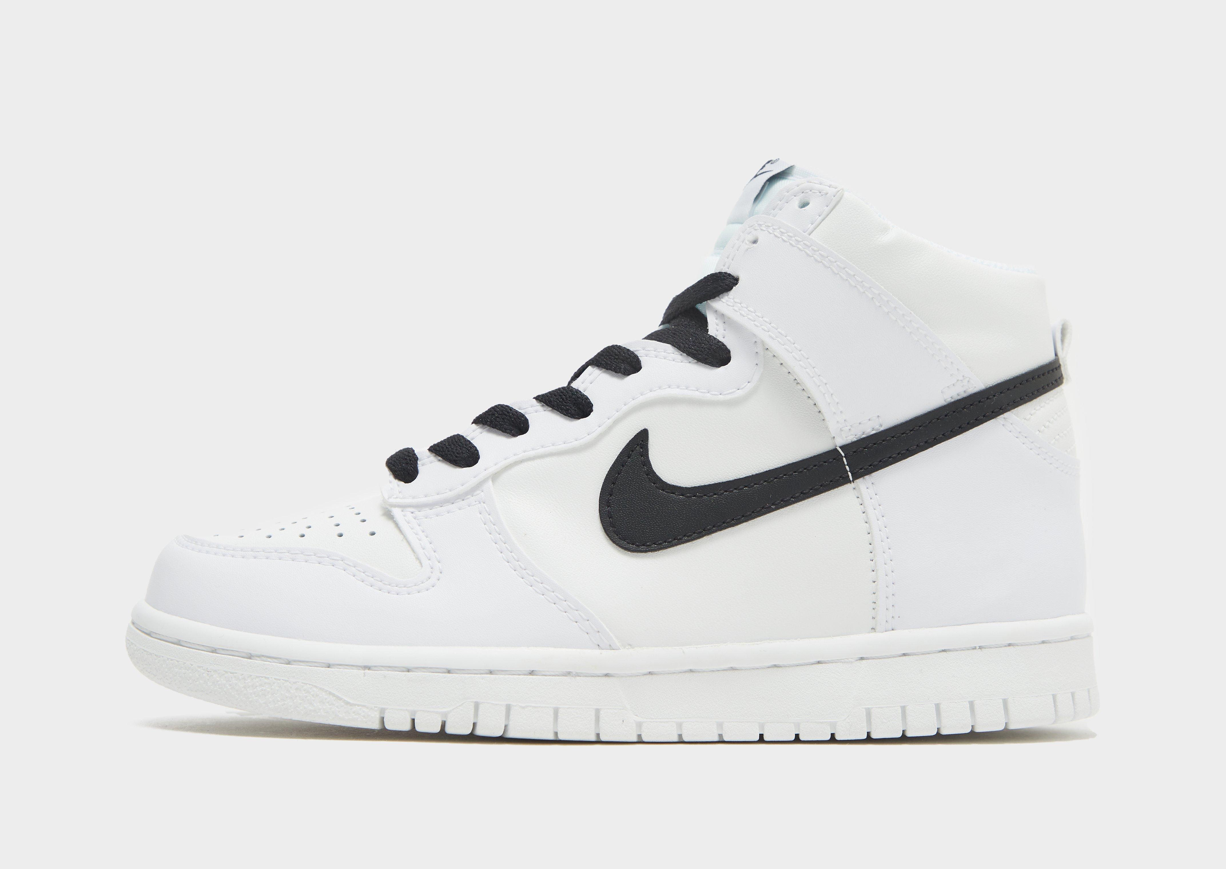 White Nike Dunk High Junior | JD Sports Global