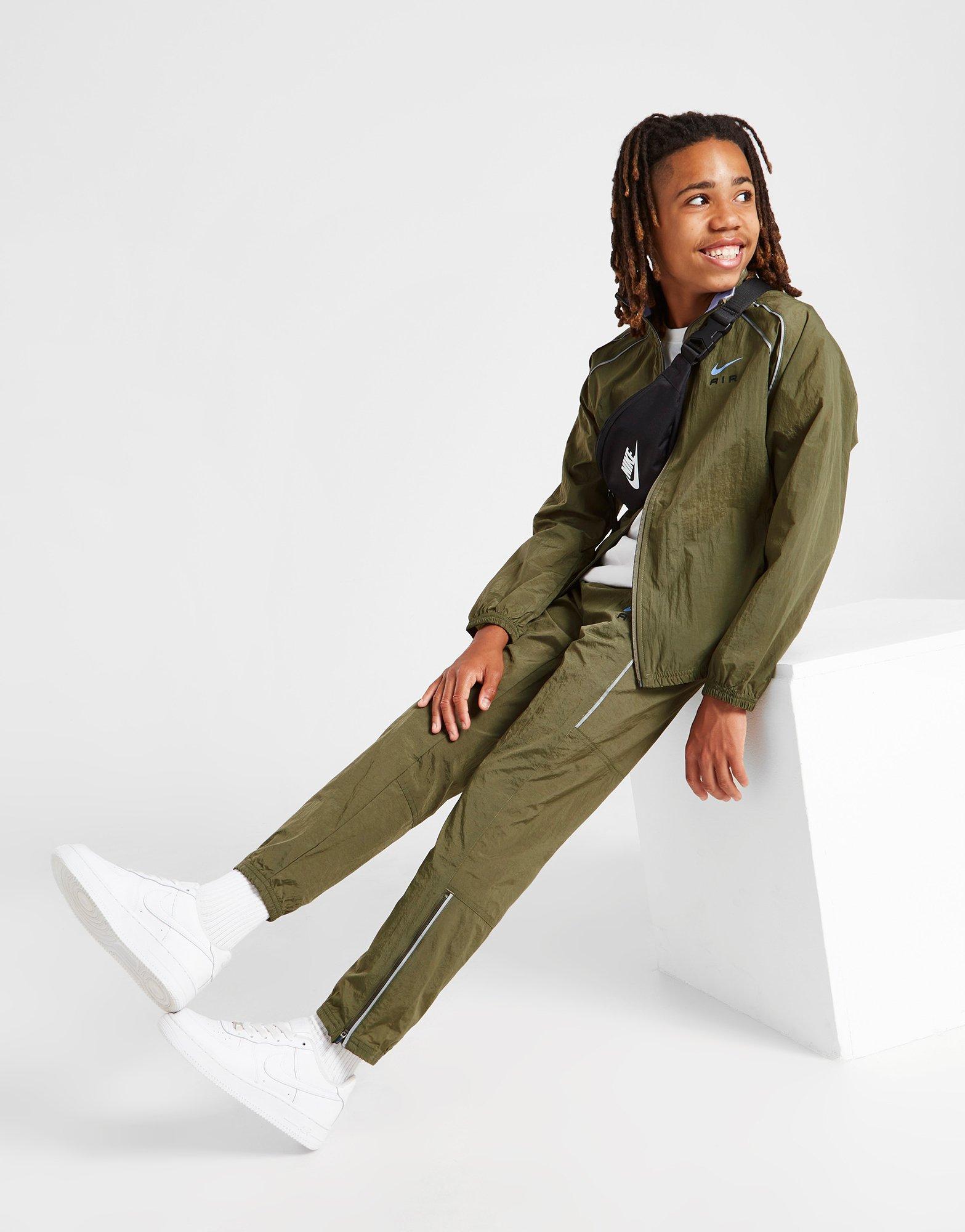 green nike air tracksuit