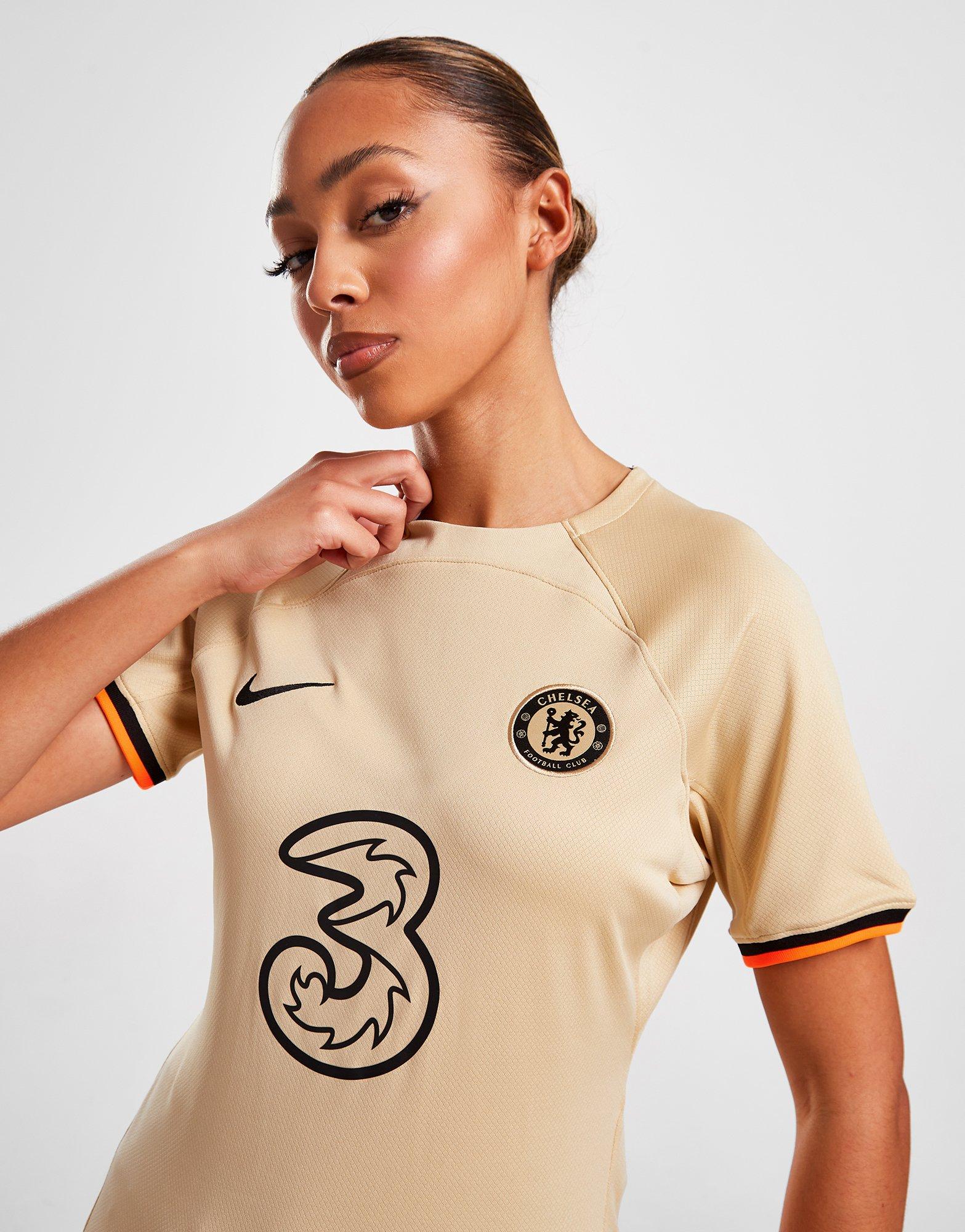 Brown Nike Chelsea FC 2022/23 Third Shirt Women's | JD Sports UK